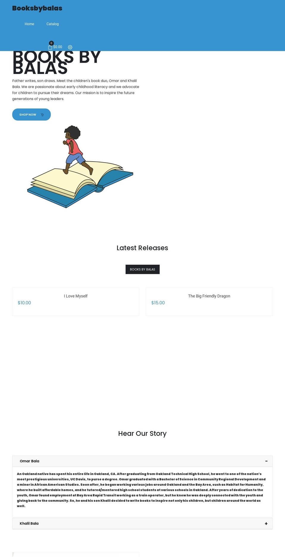 Odour-v-- Shopify theme site example booksbybalas.com