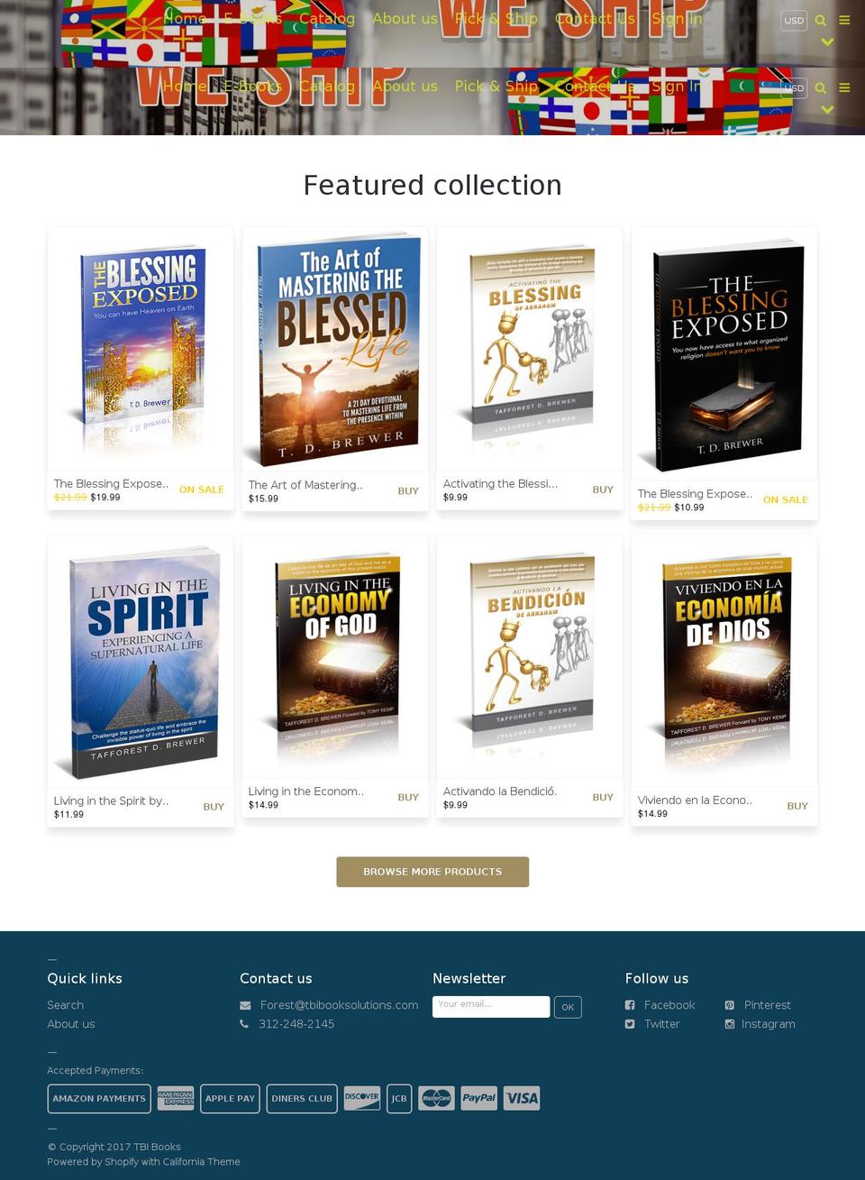 booksbyhurst.com shopify website screenshot