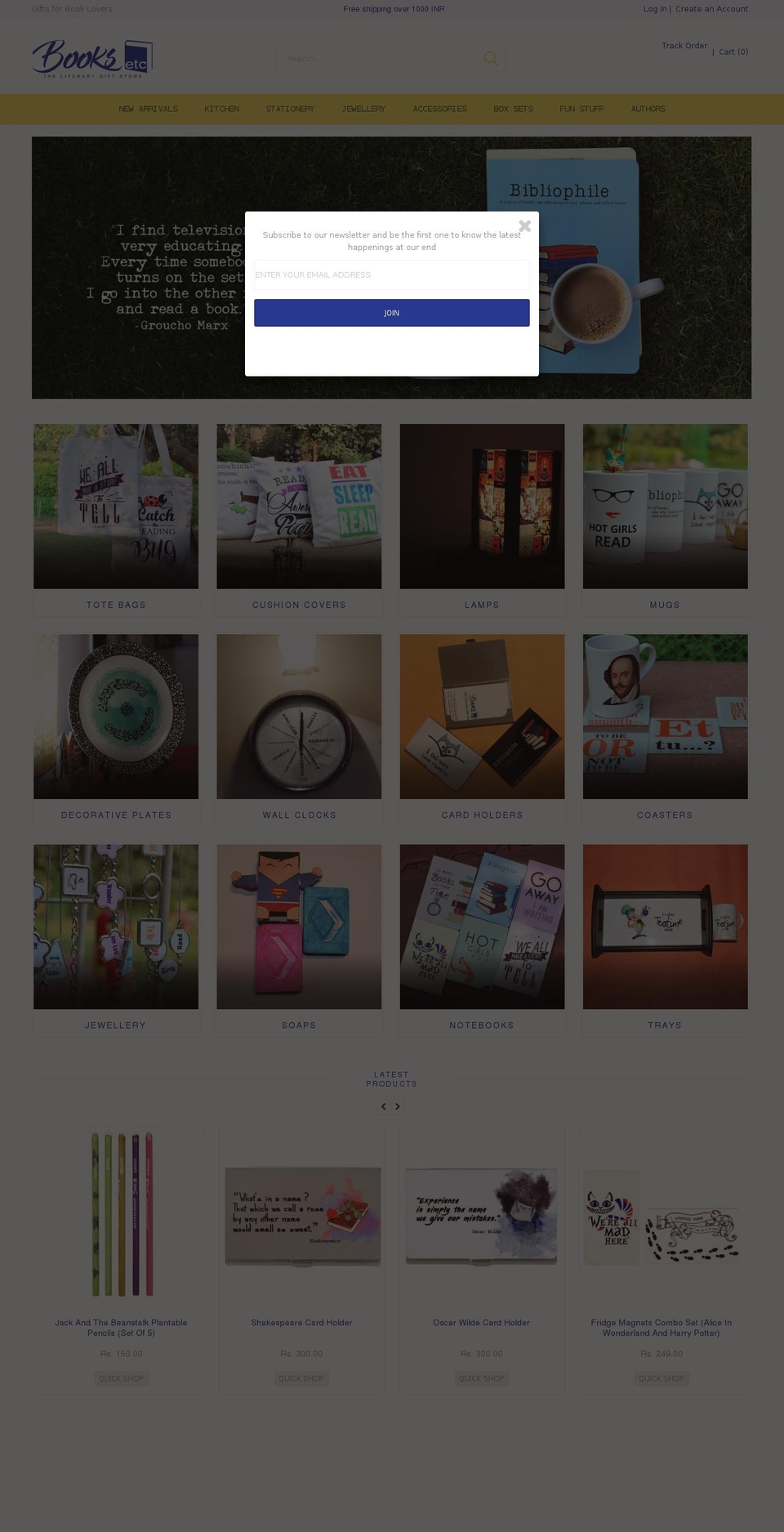 V0.2 Book ET Company Shopify theme site example booksetcstore.com