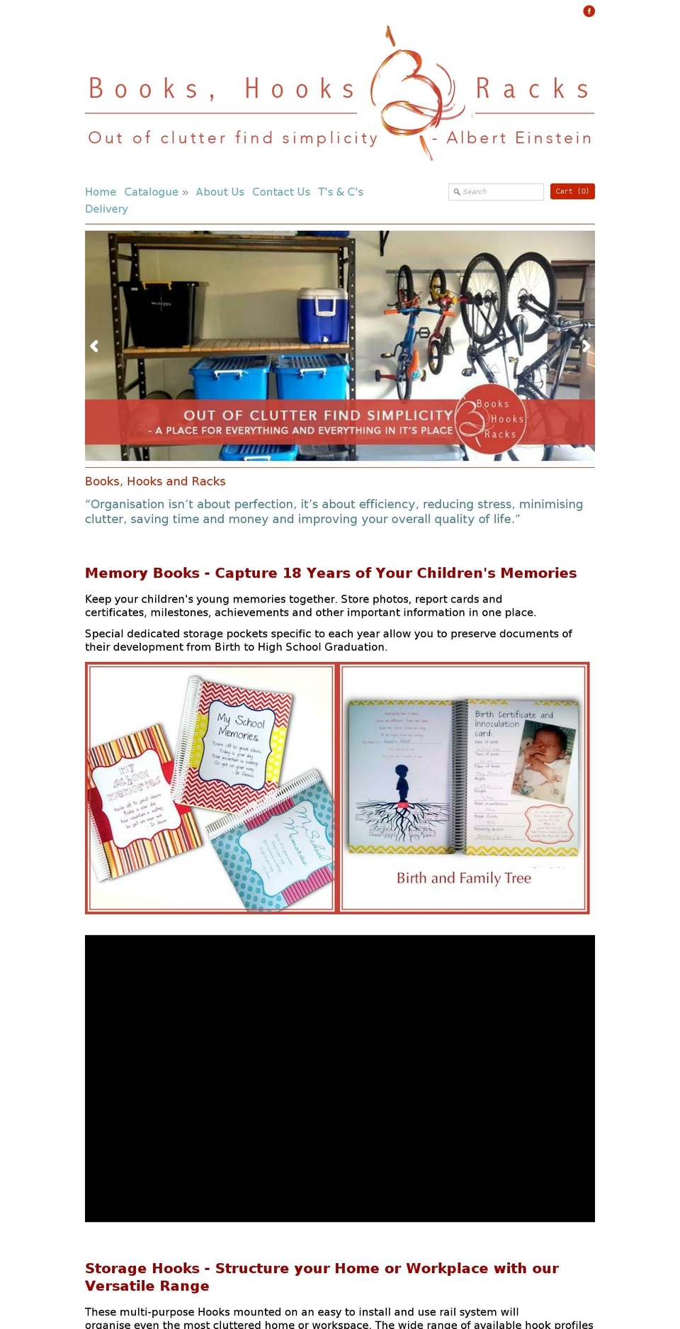bookshooksandracks.com shopify website screenshot