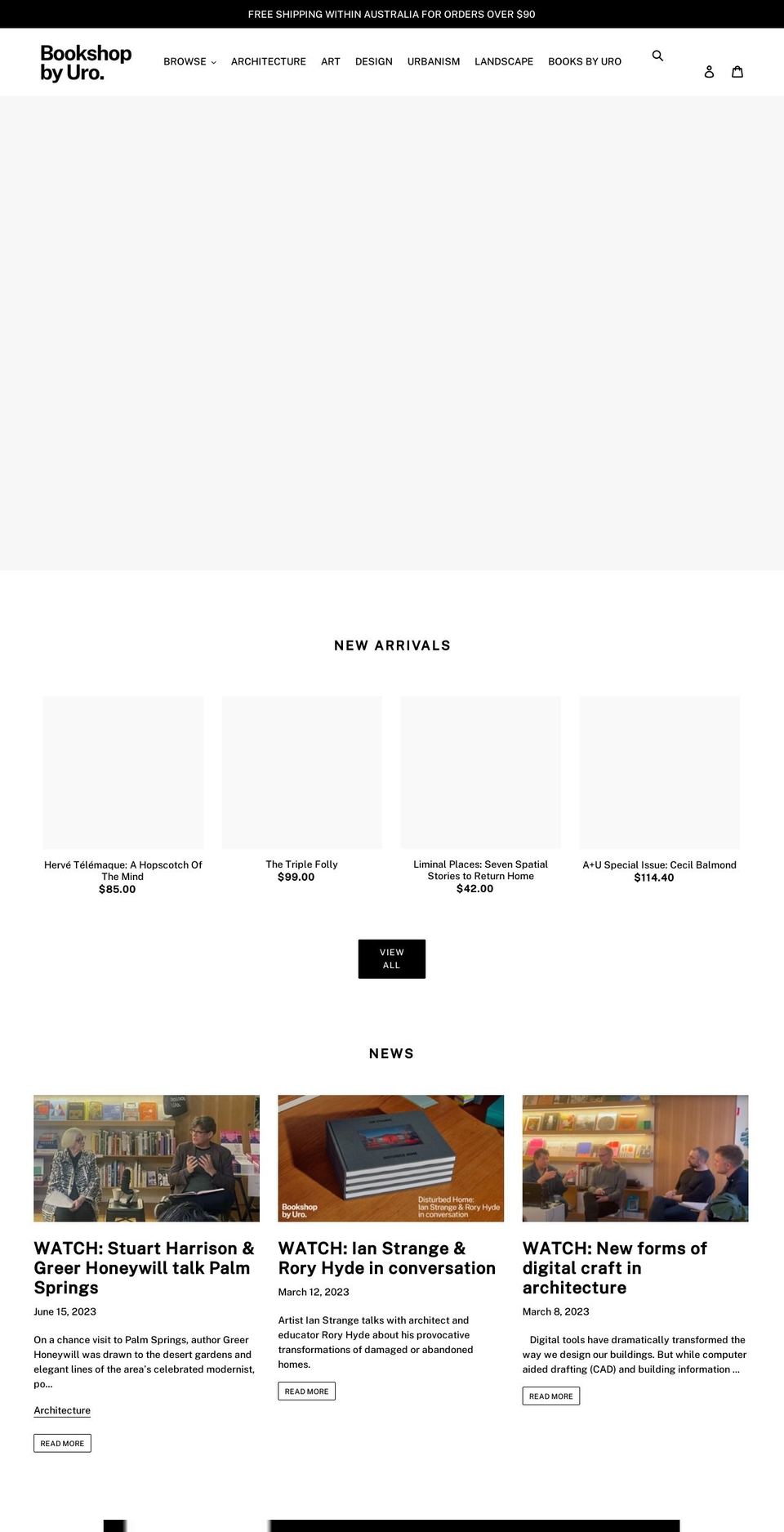 bookshopbyuro.com shopify website screenshot