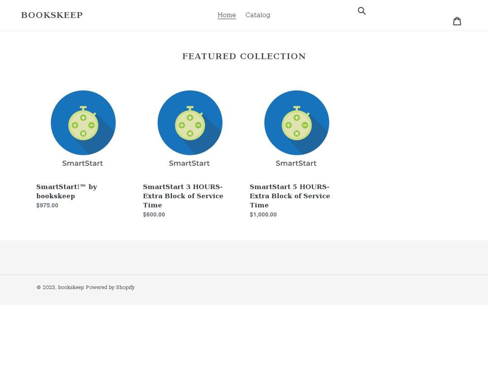 bookskeep.myshopify.com shopify website screenshot
