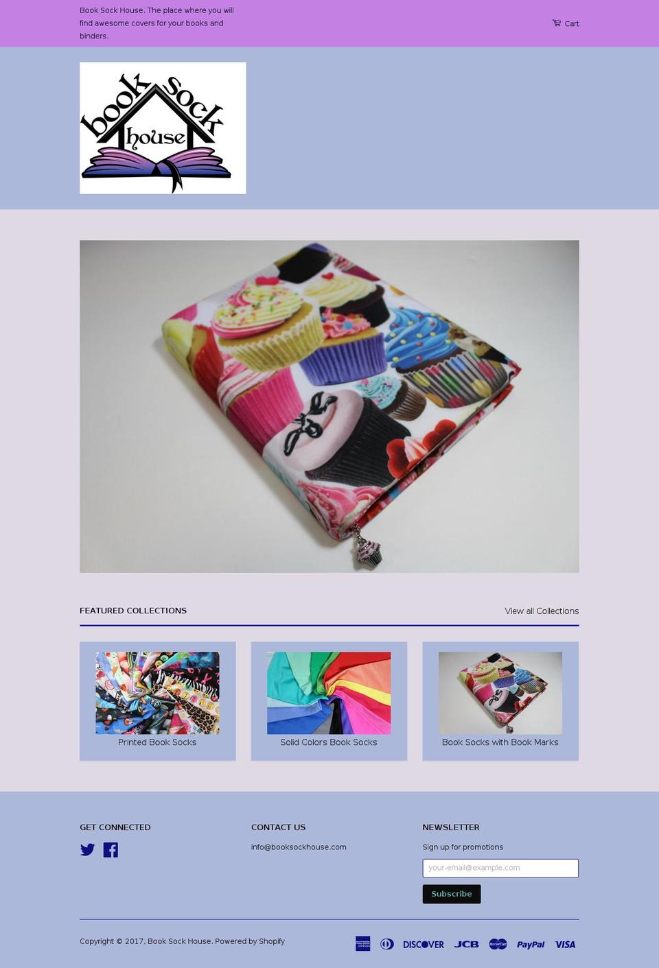 booksockhouse.com shopify website screenshot