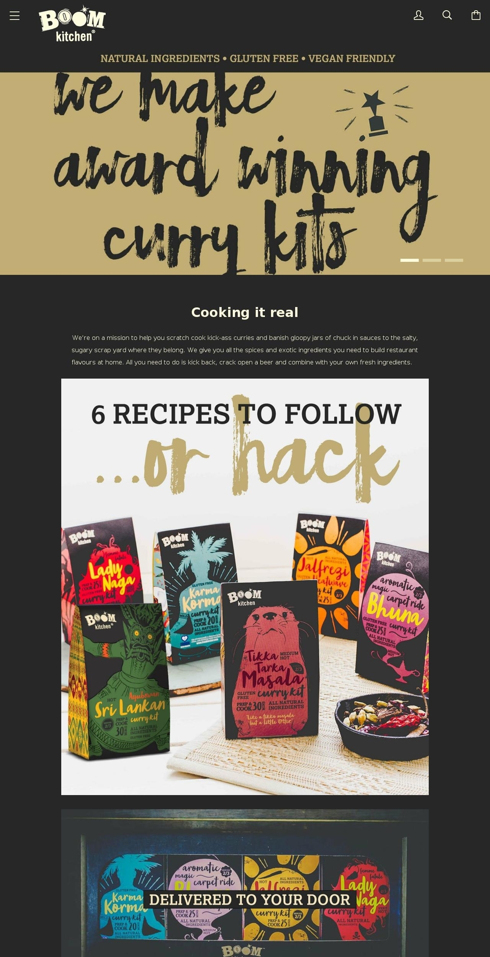 boomcurry.com — Shopify storefront screenshot