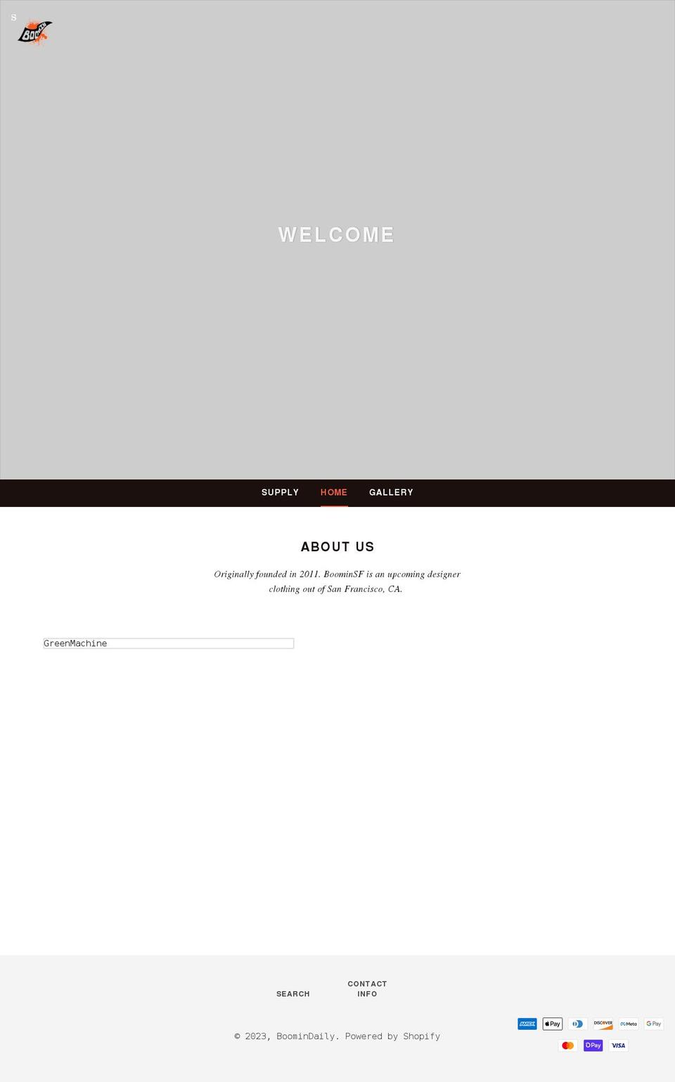 boomindaily.com shopify website screenshot