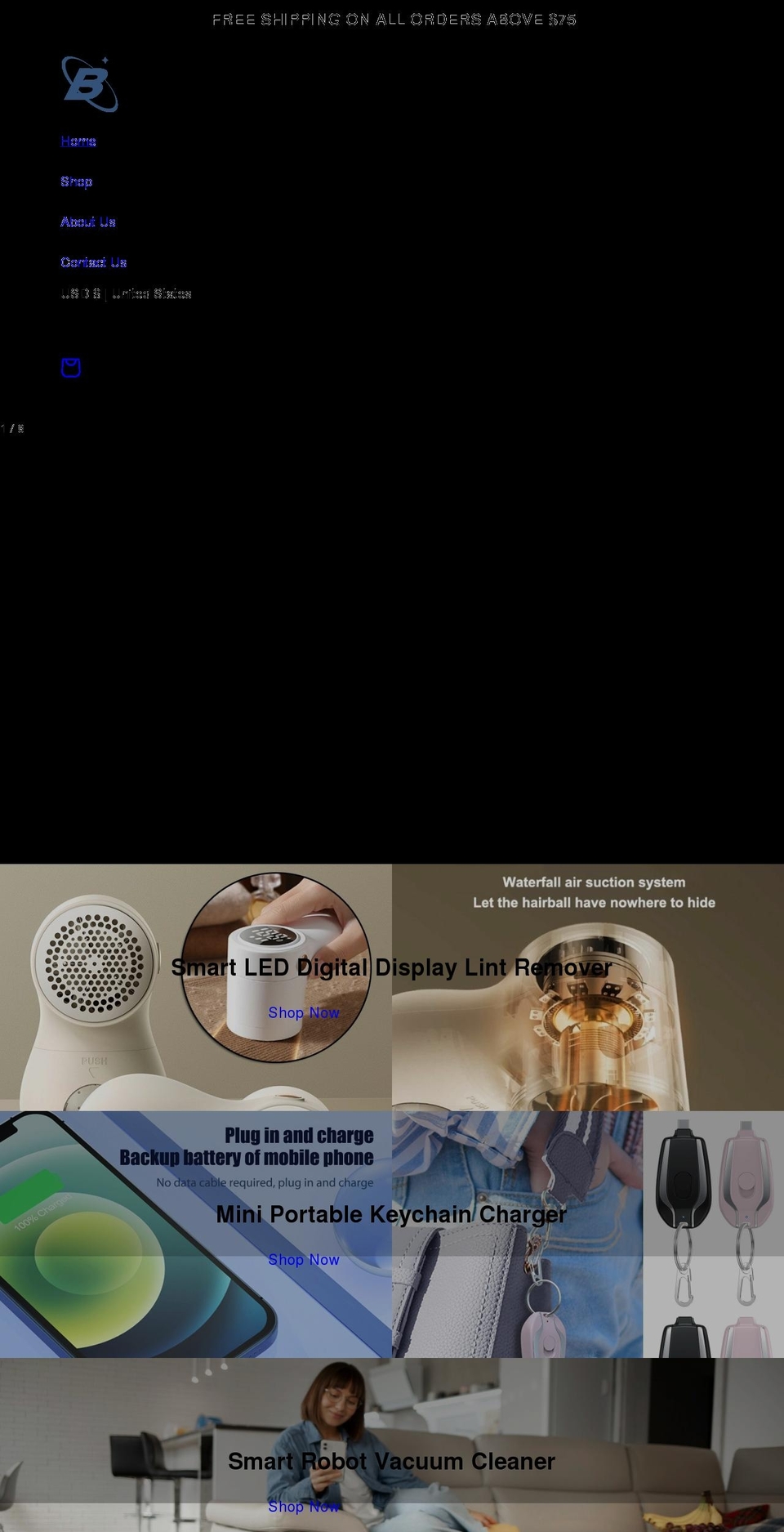 boomingdales.net shopify website screenshot