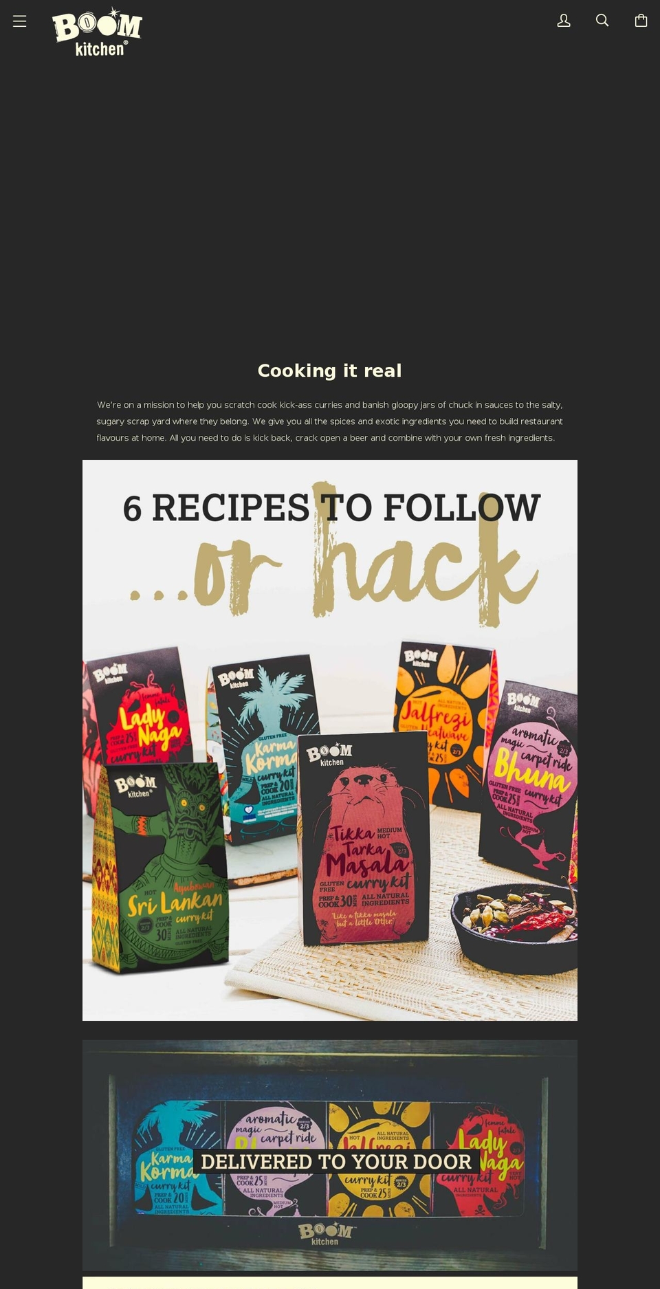 boomkitchen.com shopify website screenshot