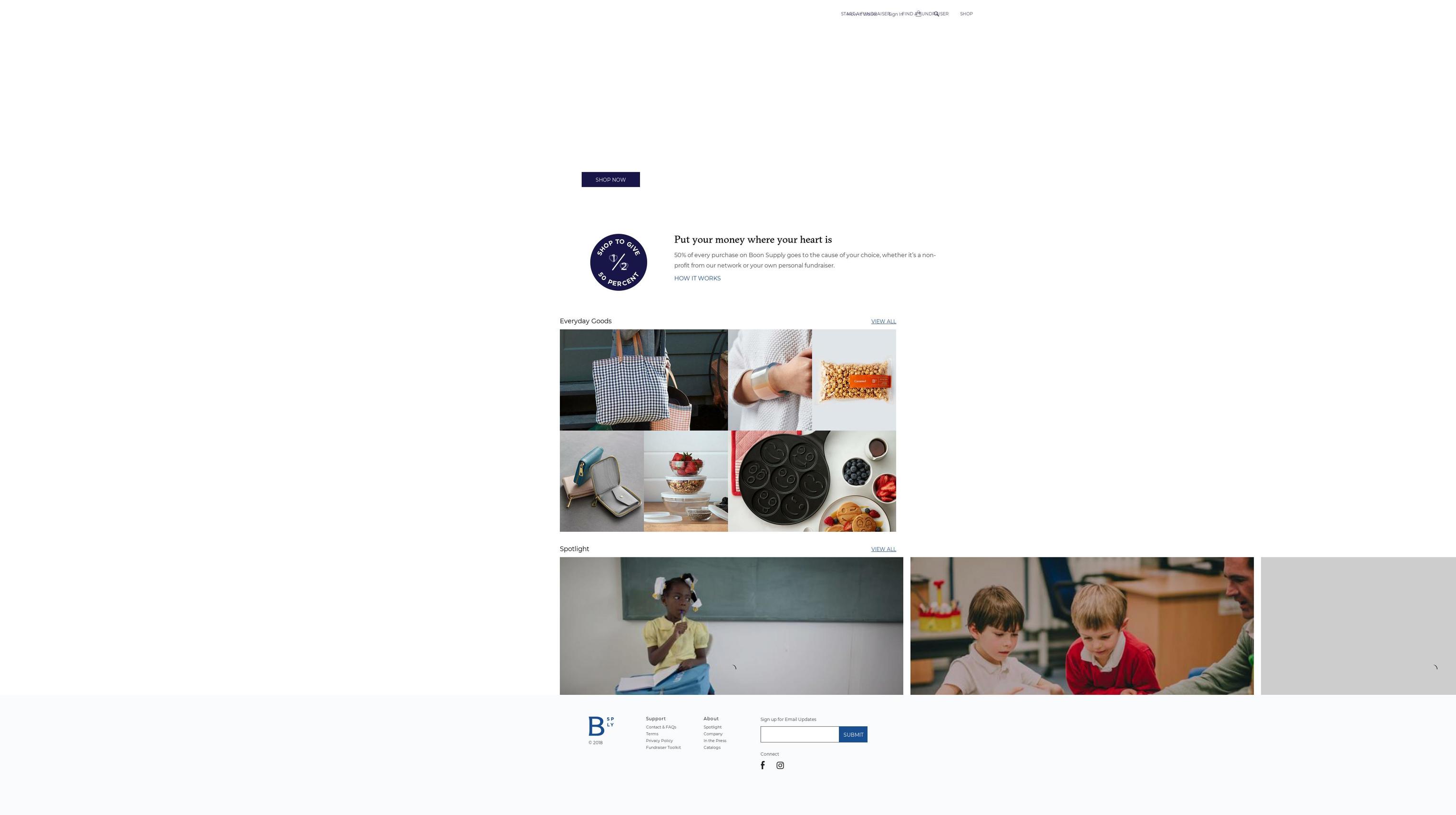 boonsupply.com shopify website screenshot