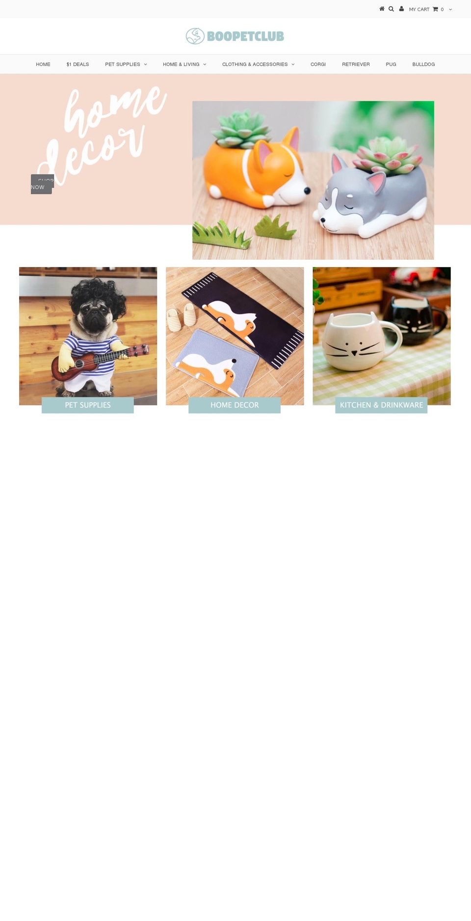 boopetclub.com shopify website screenshot