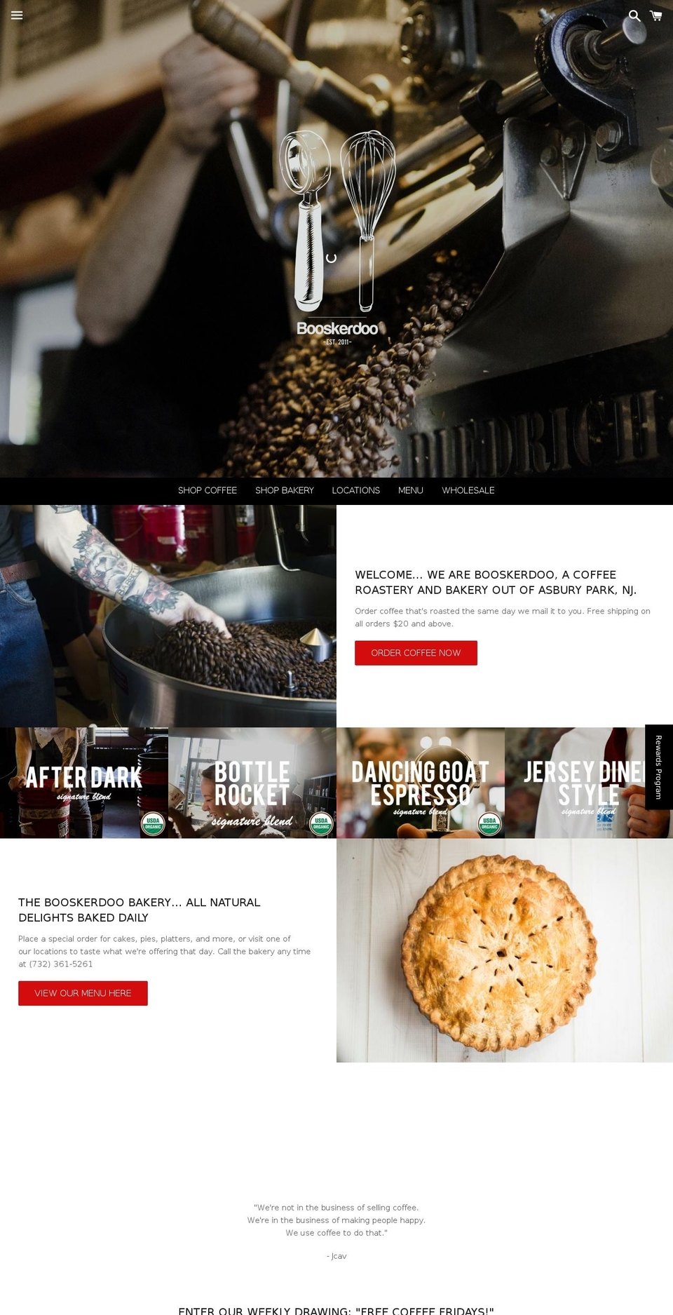 booskerdoo.com shopify website screenshot