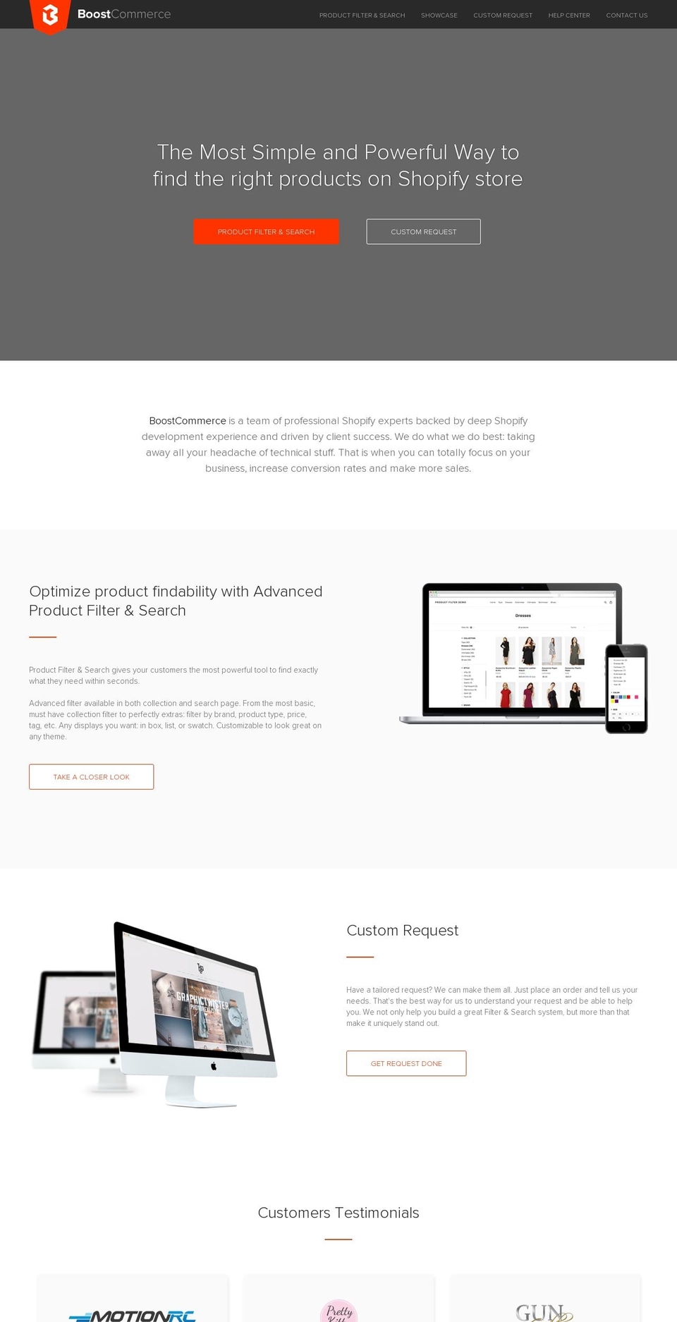 boostcommerce.net shopify website screenshot