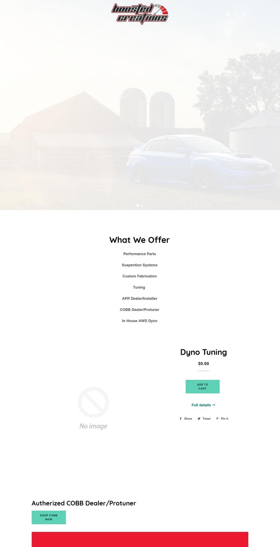 boosted-creations.com shopify website screenshot