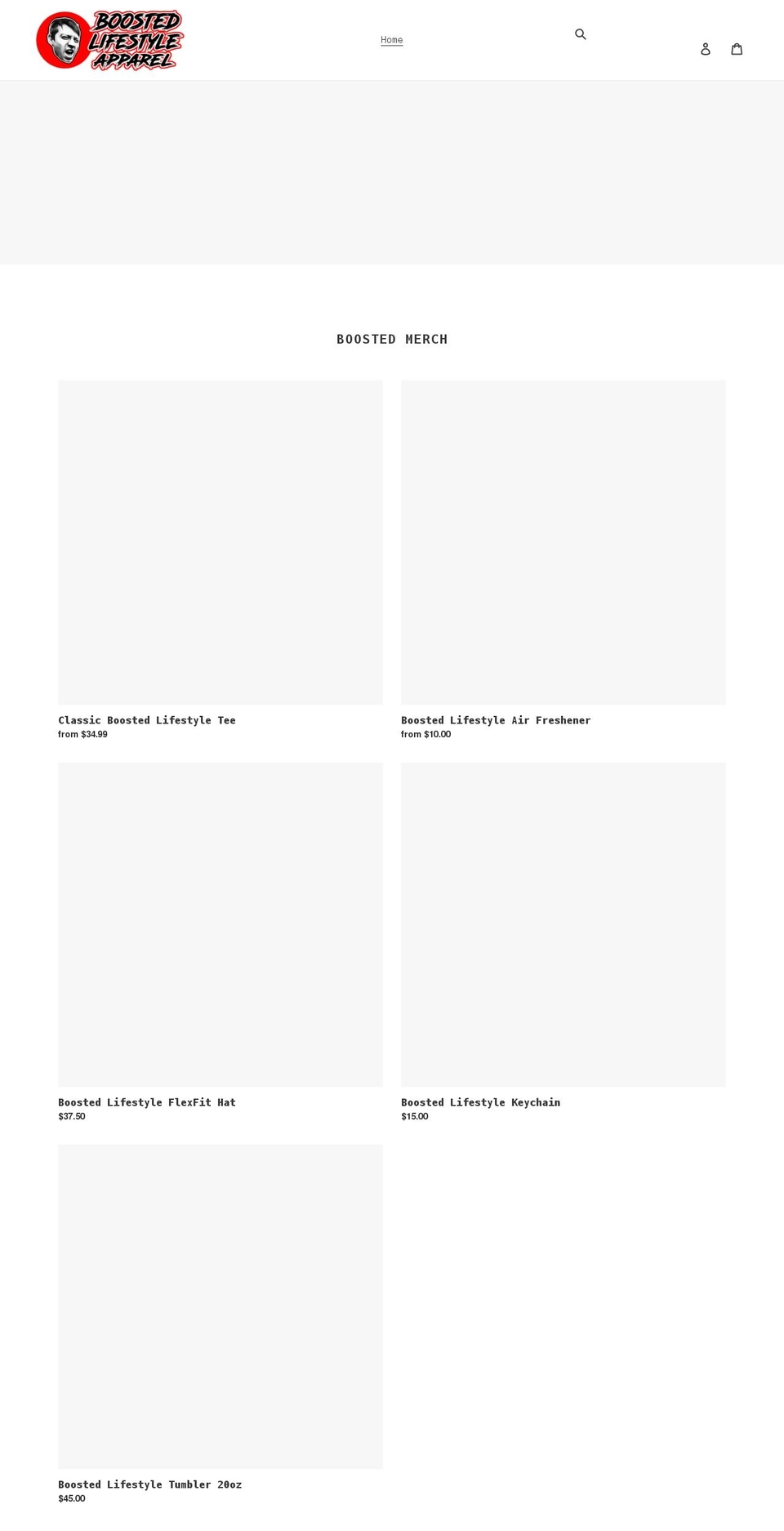 boostedlifestyle.shop shopify website screenshot