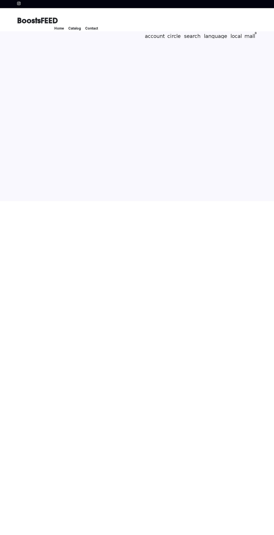 boostsfeed.com shopify website screenshot