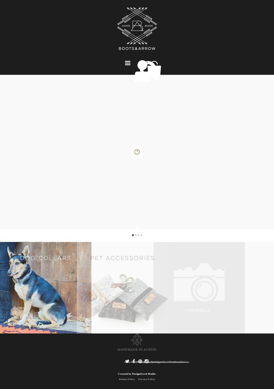 bootandarrow.com shopify website screenshot