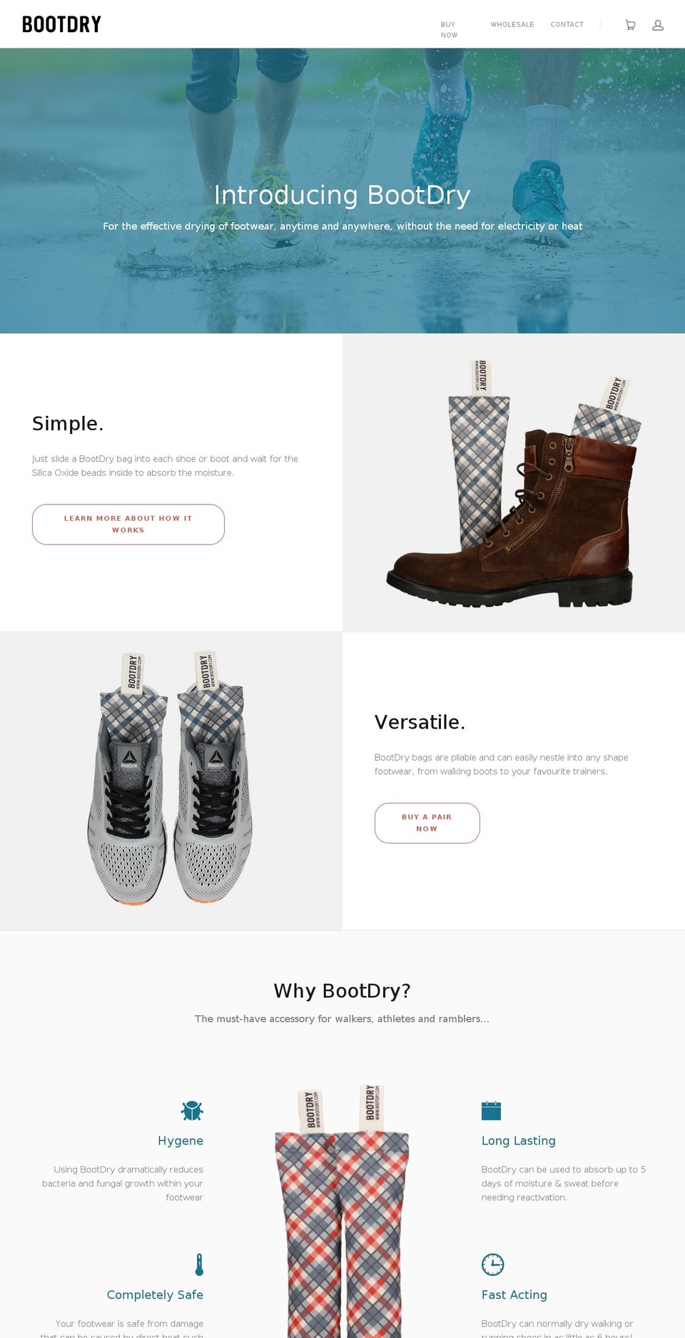 bootdry.com — Shopify storefront screenshot