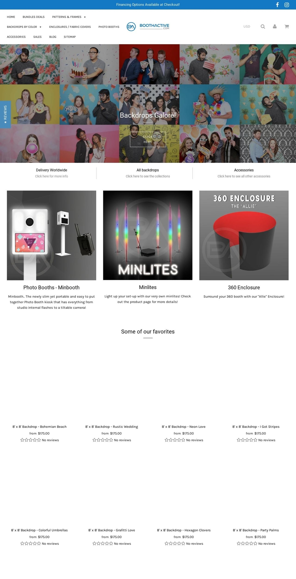 boothactive.com shopify website screenshot