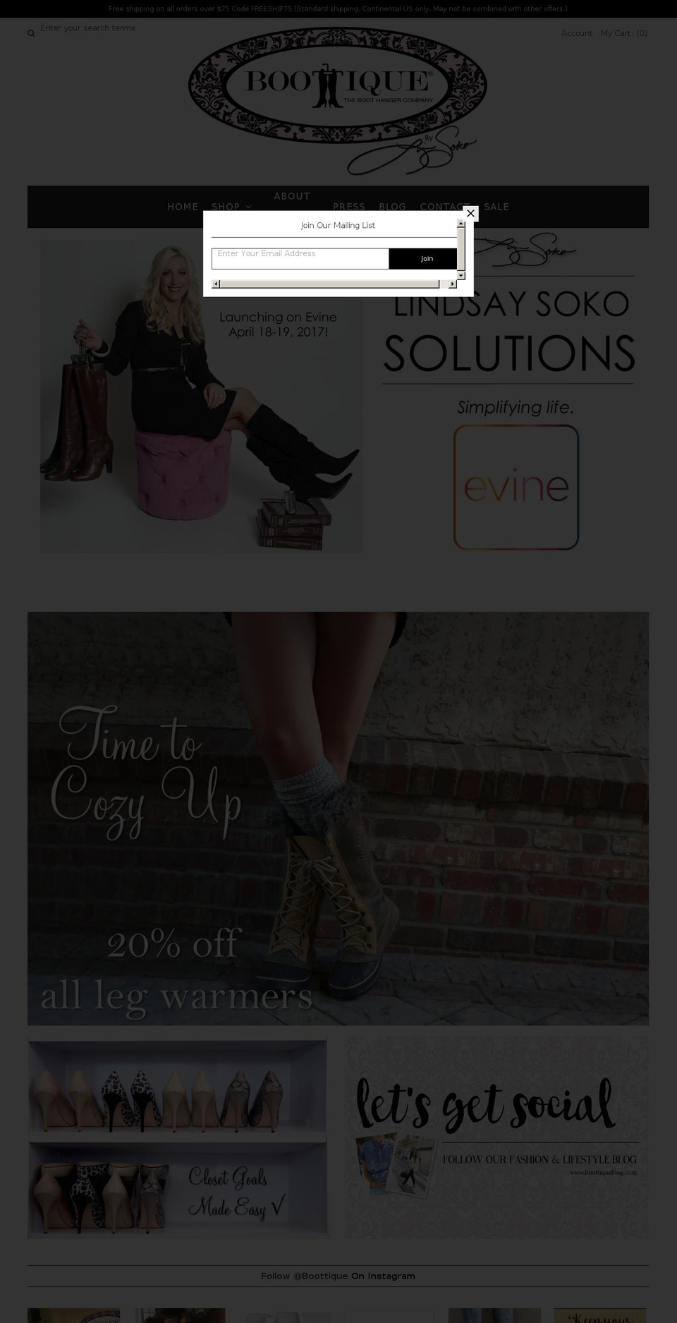boothanger.com shopify website screenshot