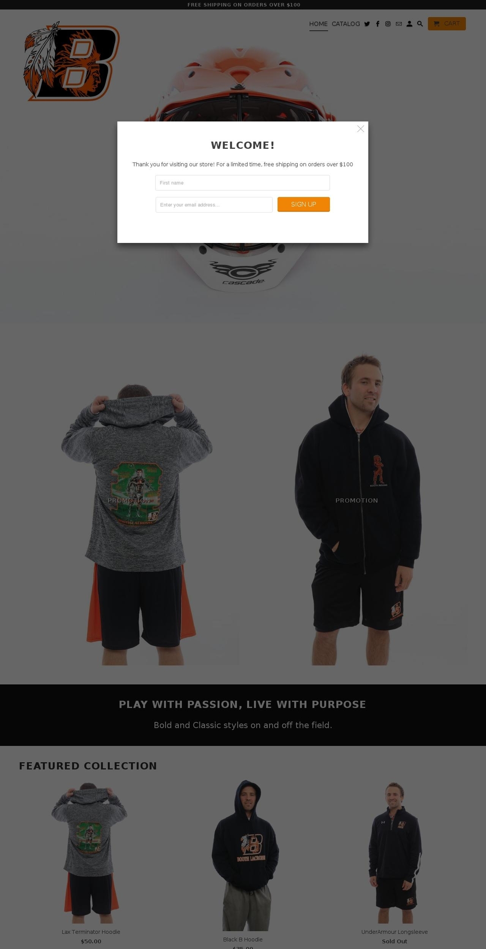 boothapparel.com — Shopify storefront screenshot