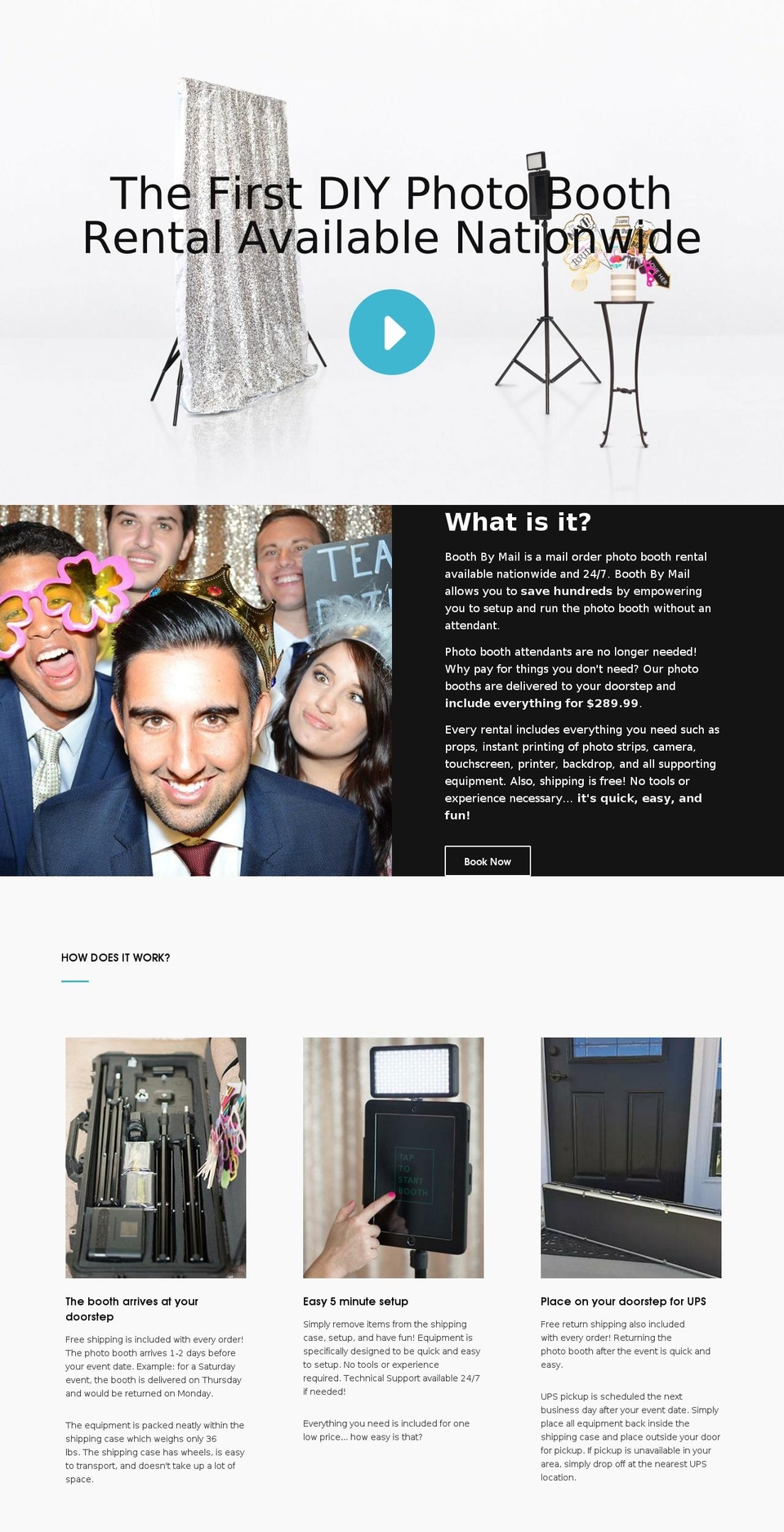 boothbymail.com — Shopify storefront screenshot