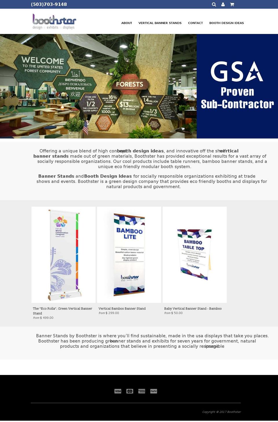 boothster.com shopify website screenshot