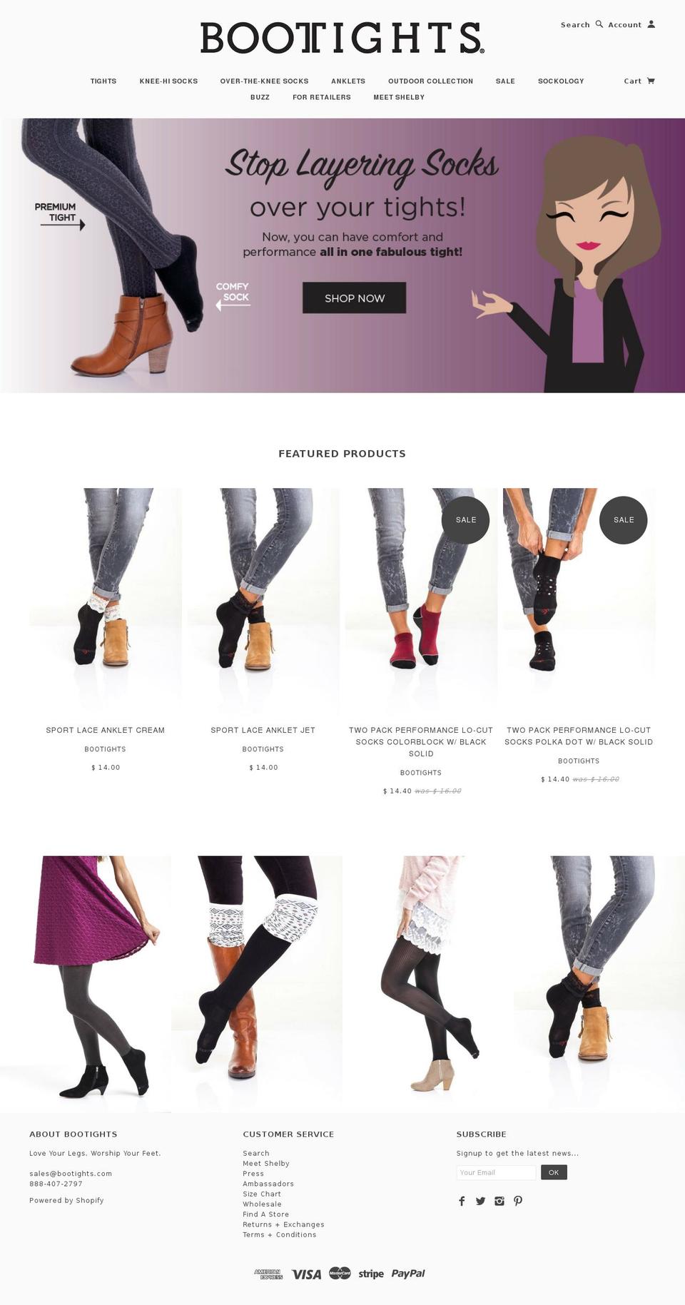 bootights.com shopify website screenshot