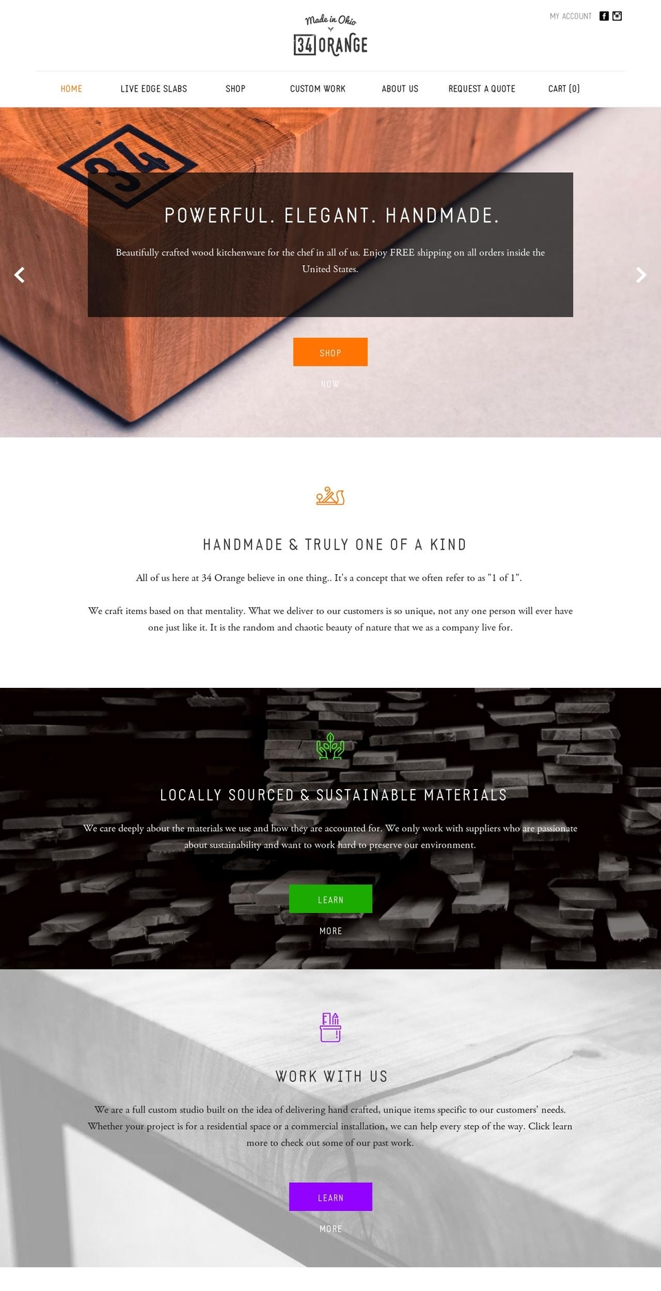 34Orange Shopify theme site example bootjak.com