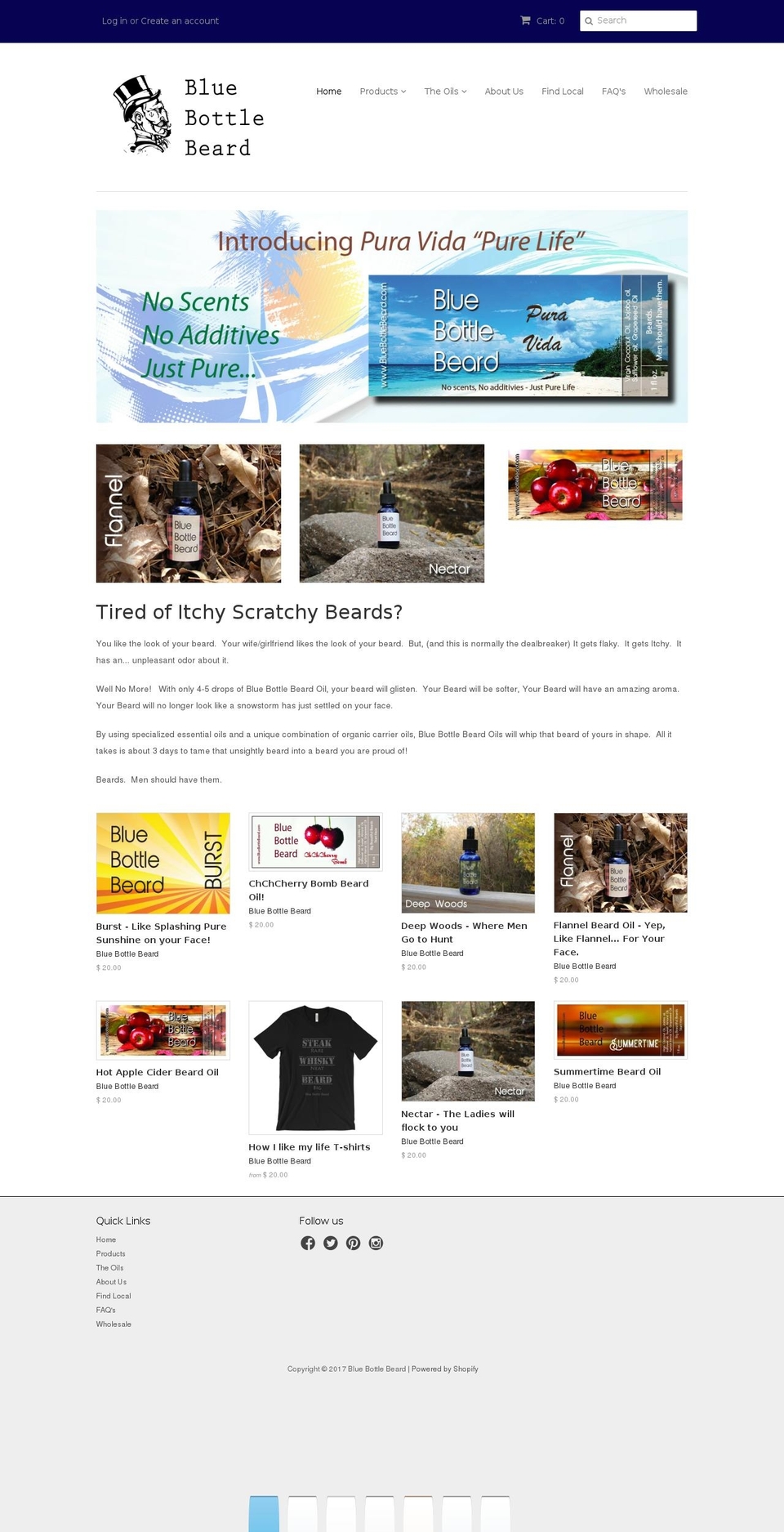 bootlegbeard.com shopify website screenshot