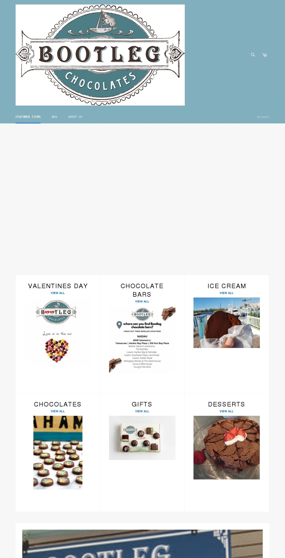 bootlegchocolates.com shopify website screenshot