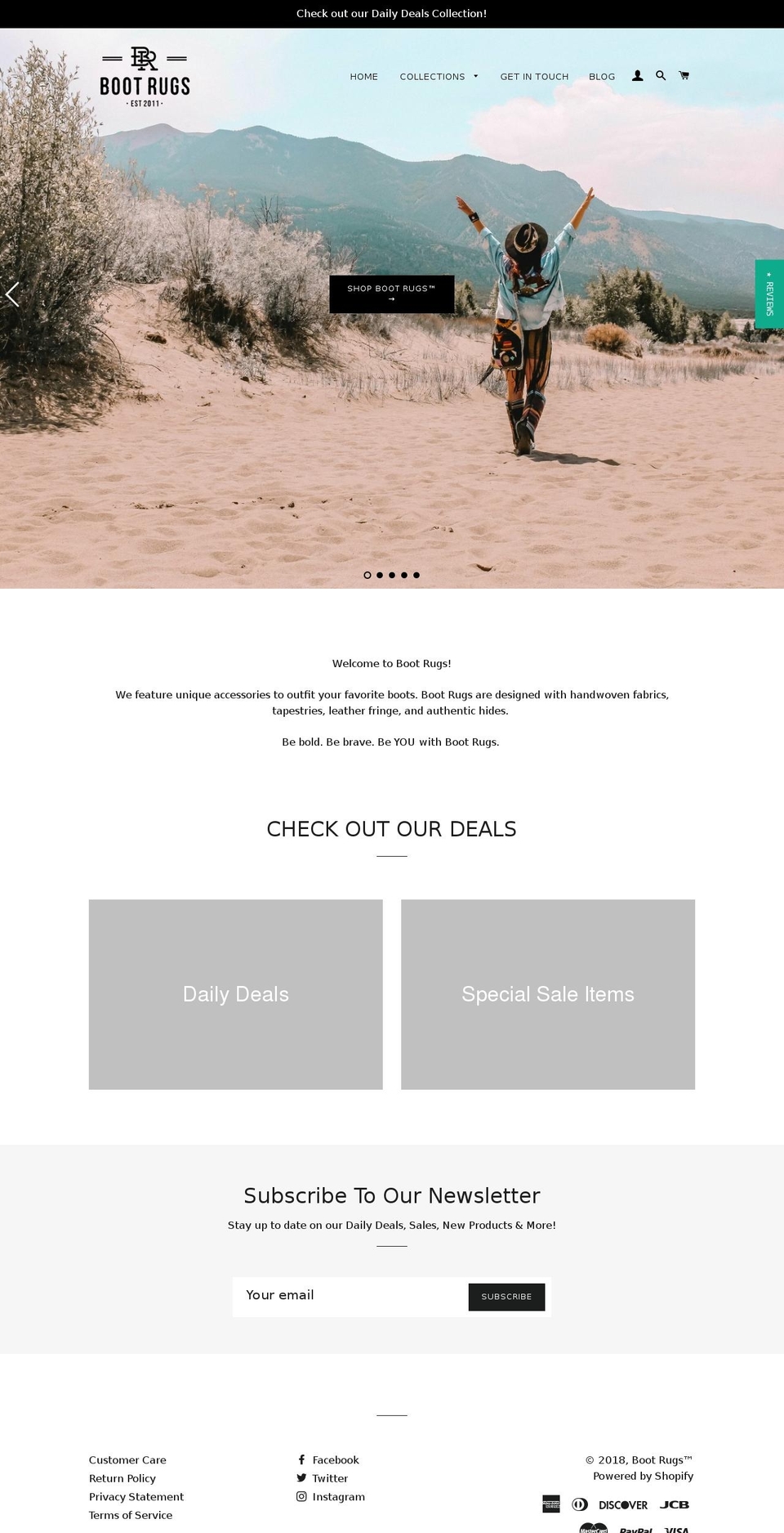 bootrugs.mobi shopify website screenshot