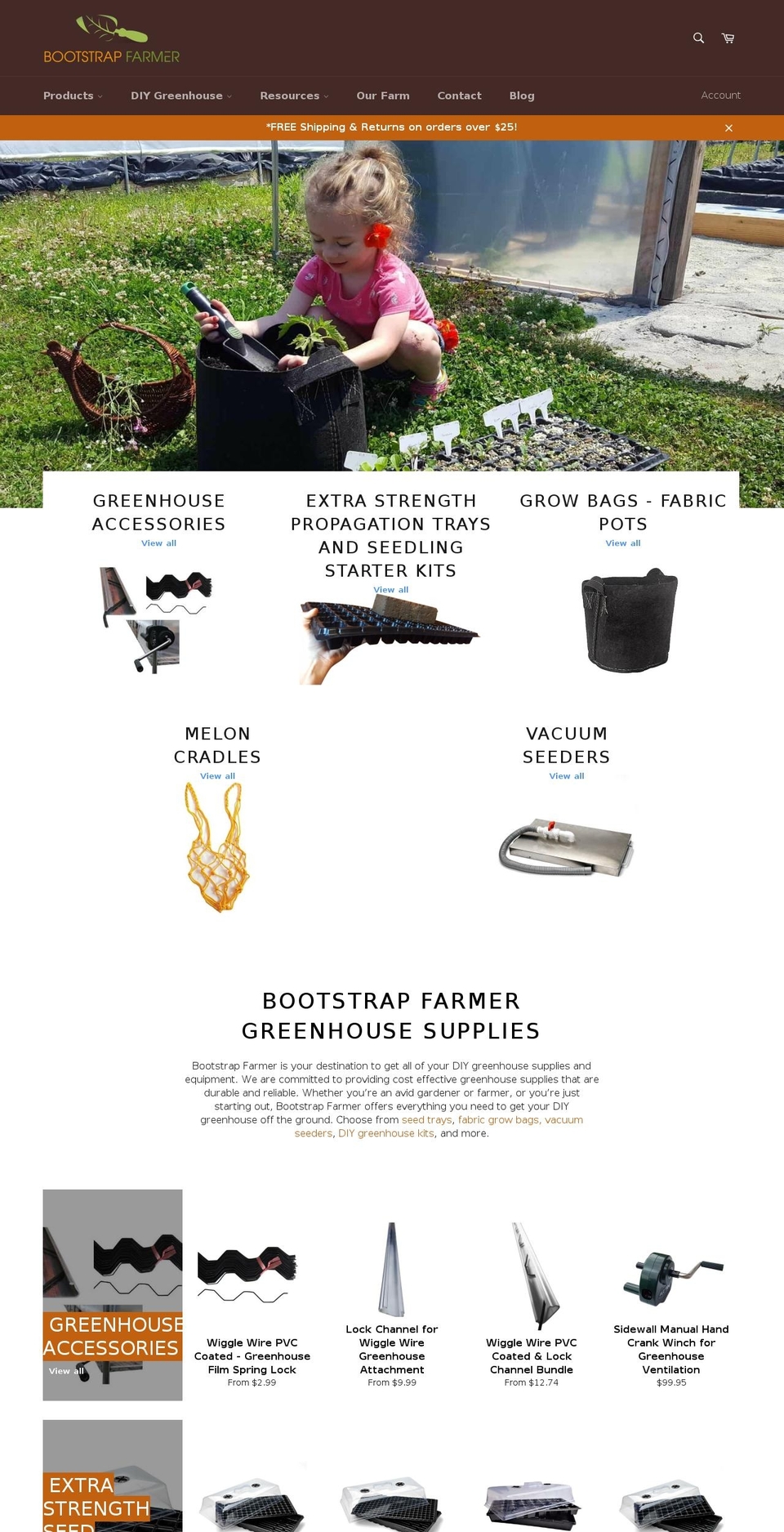 bootstrapfarmer.com shopify website screenshot