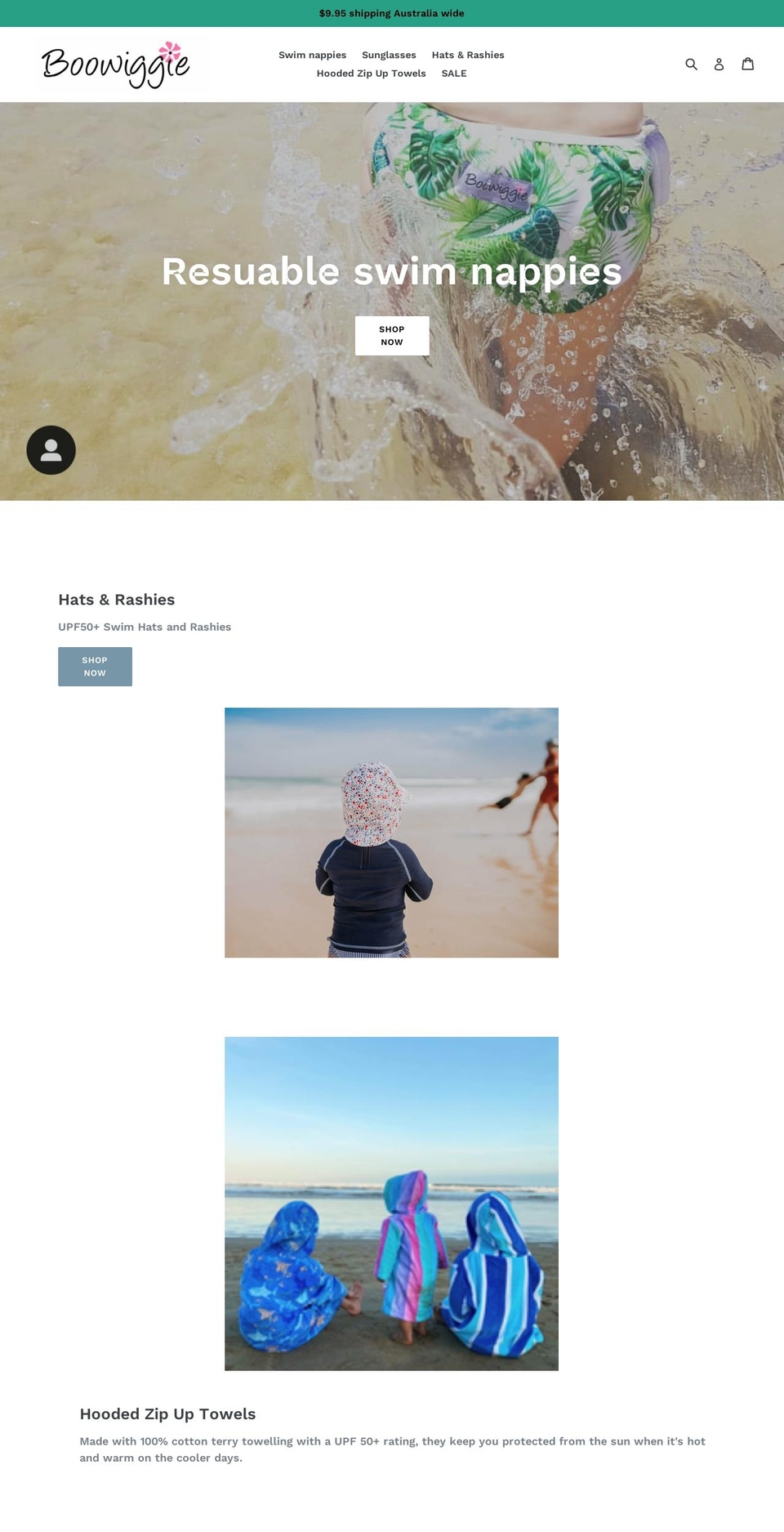 boowiggie.com.au shopify website screenshot