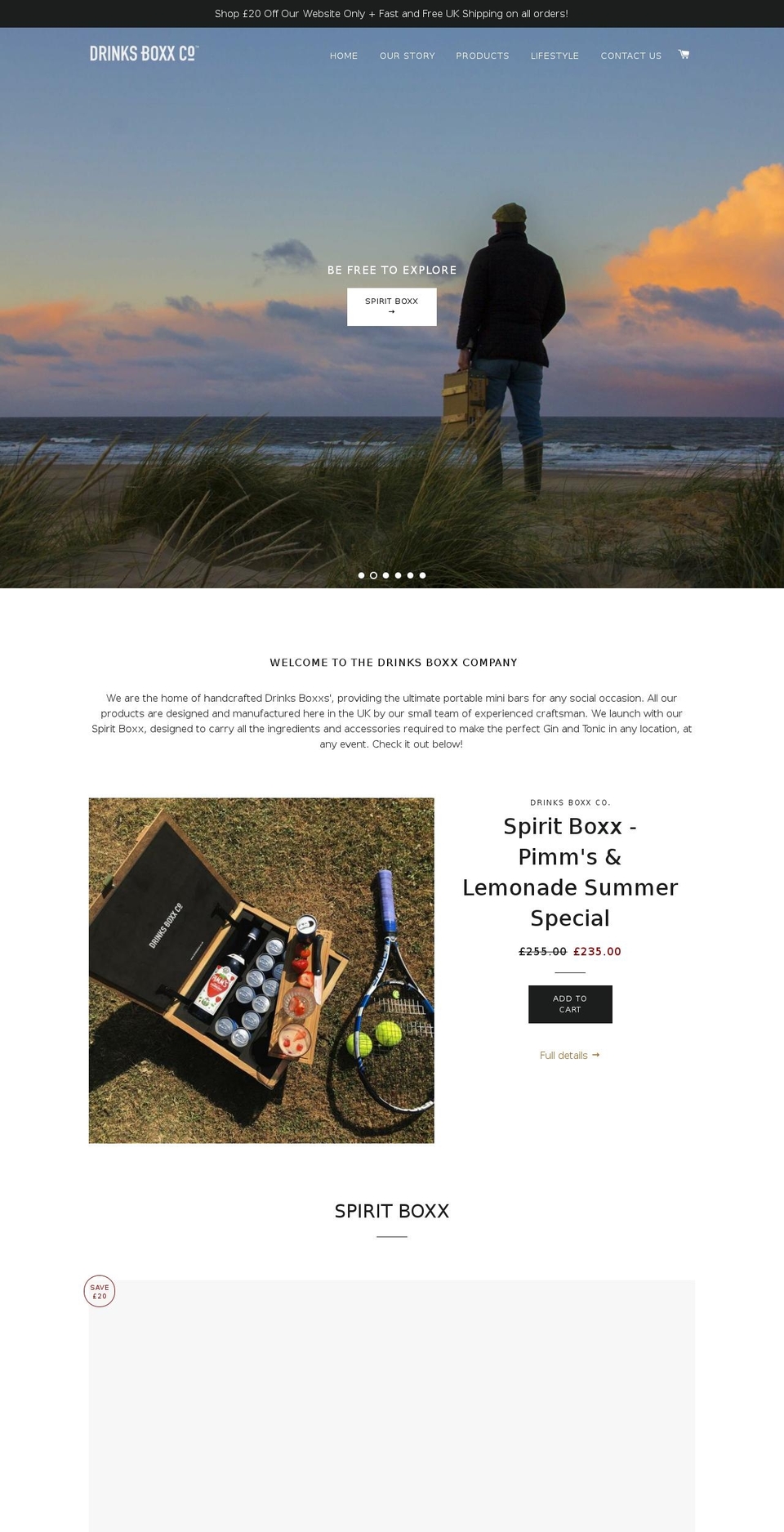boozeboxx.com — Shopify storefront screenshot