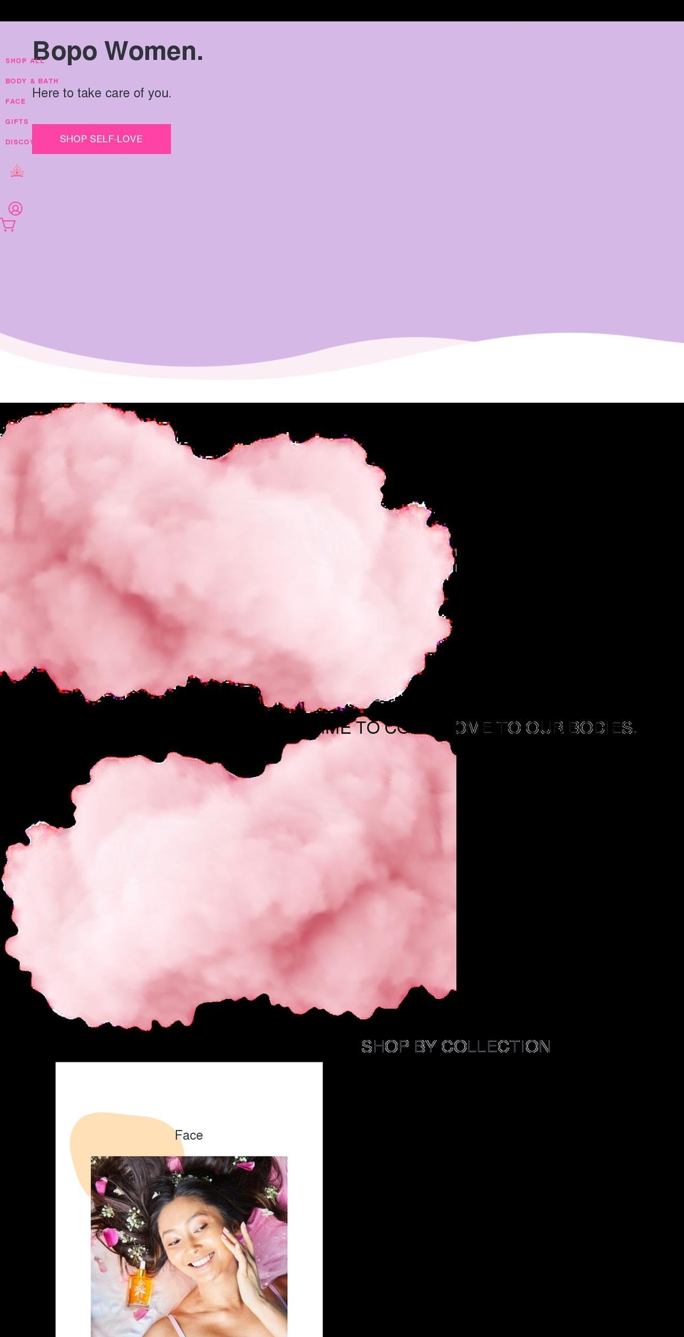 bopowomen.com shopify website screenshot