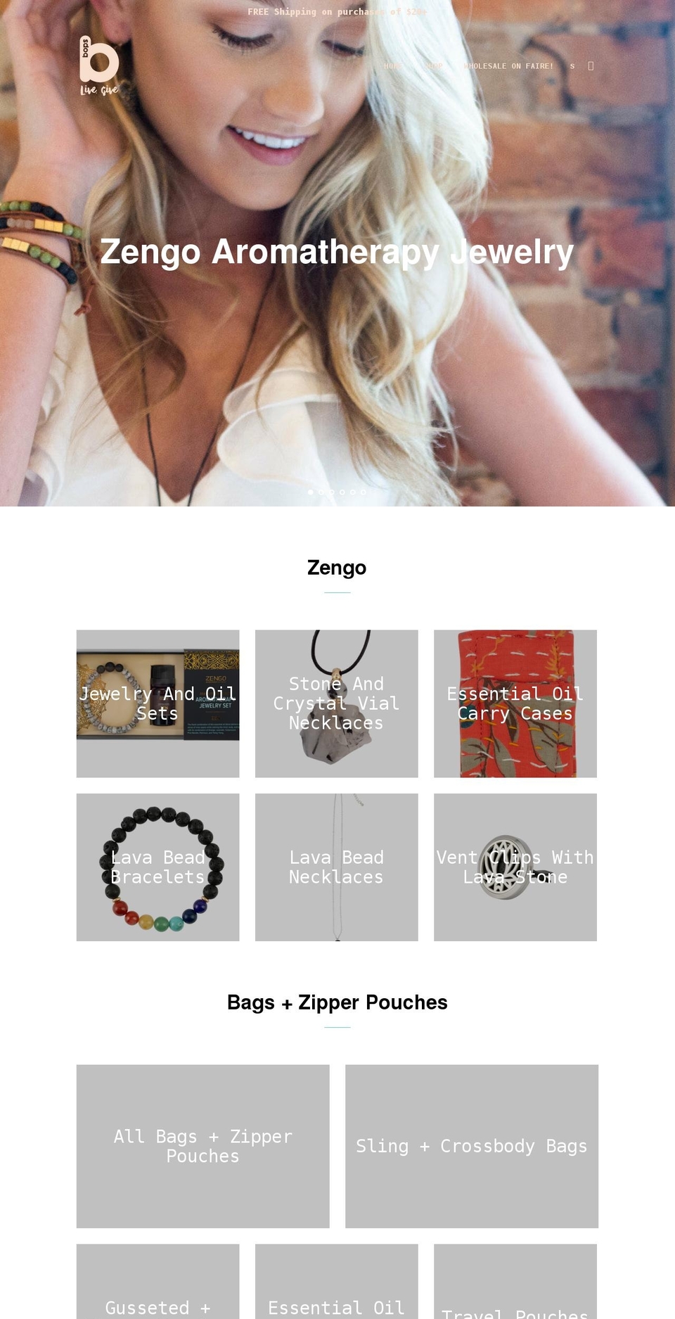 bops.com shopify website screenshot