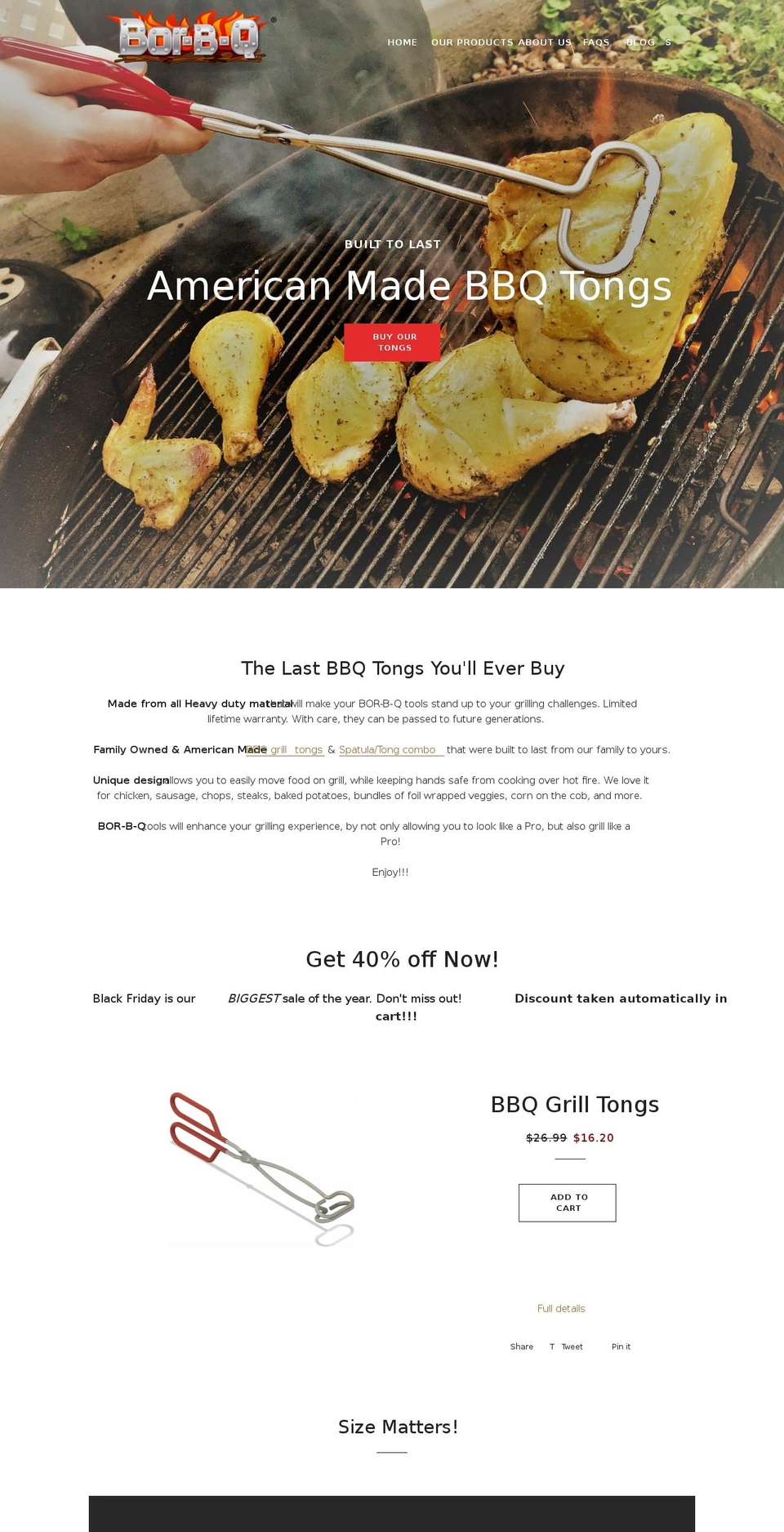 bor-b-q.com shopify website screenshot