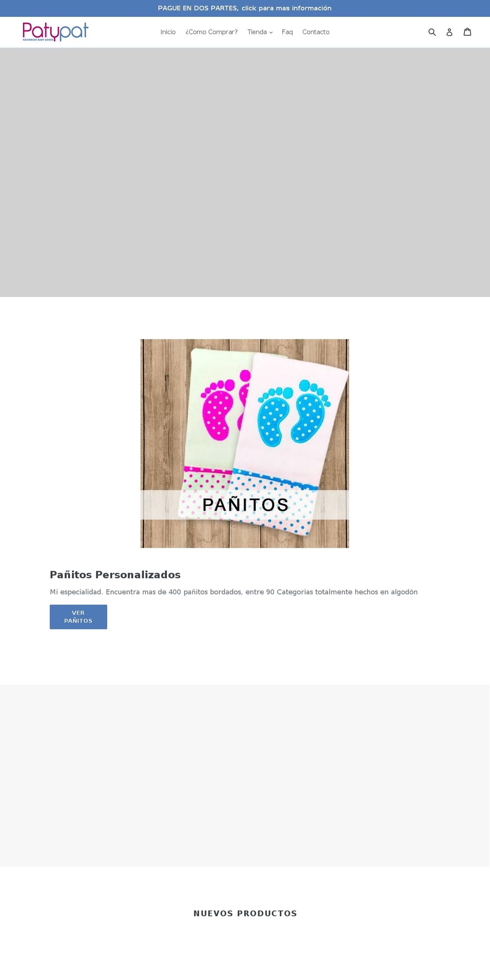 bordadosparabebe.com — Shopify storefront screenshot