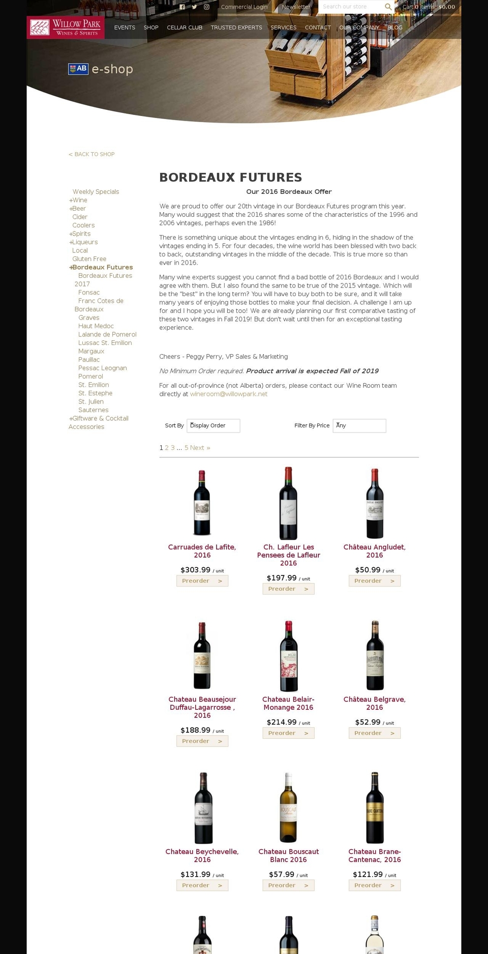willow-park-2017 Shopify theme site example bordeauxforsale.com