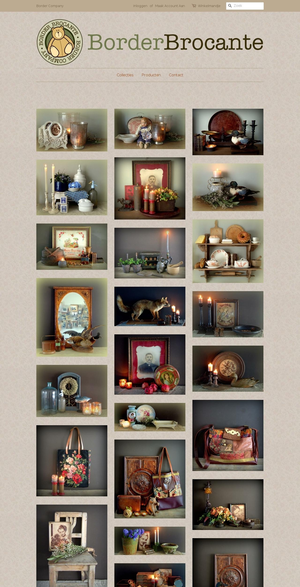 borderbrocante.com — Shopify storefront screenshot
