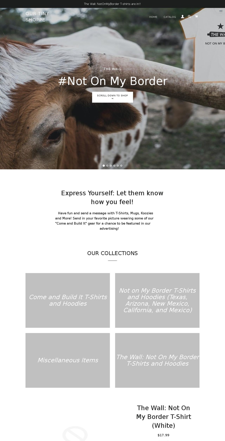 borderfriends.com — Shopify storefront screenshot