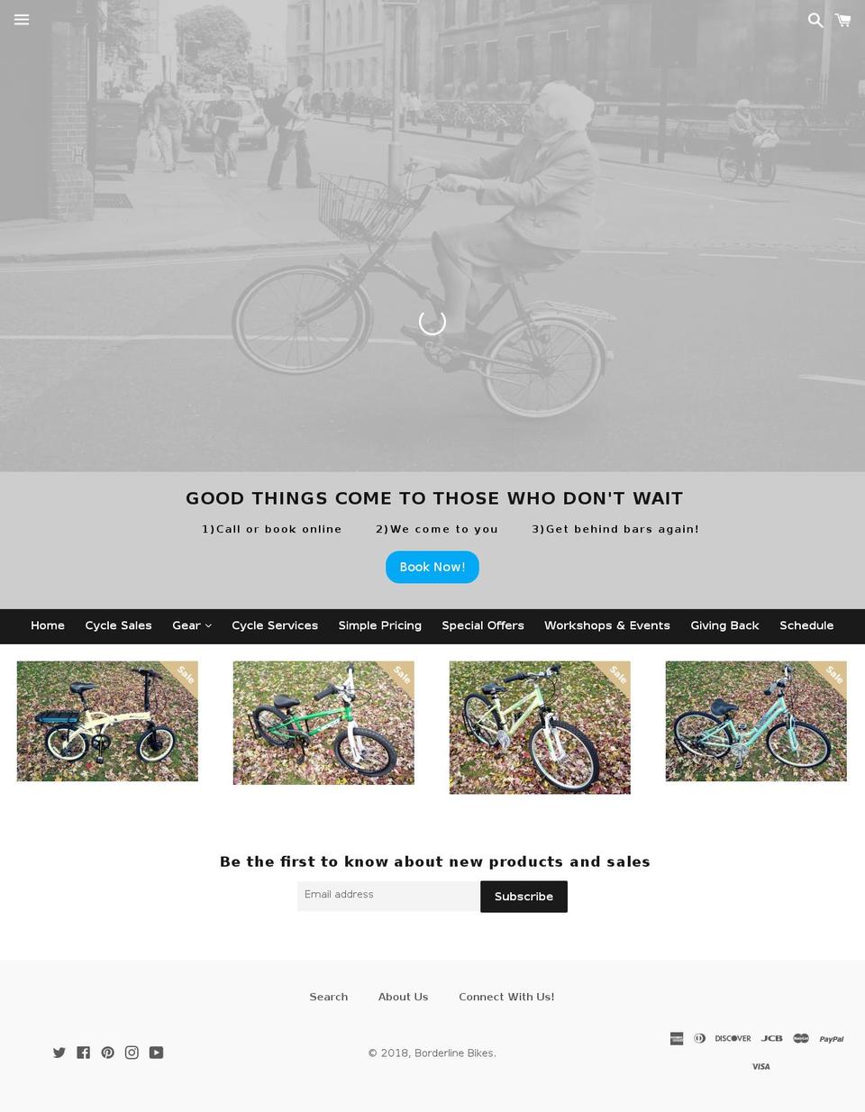 Copy of Boundless Shopify theme site example borderlinebikes.com