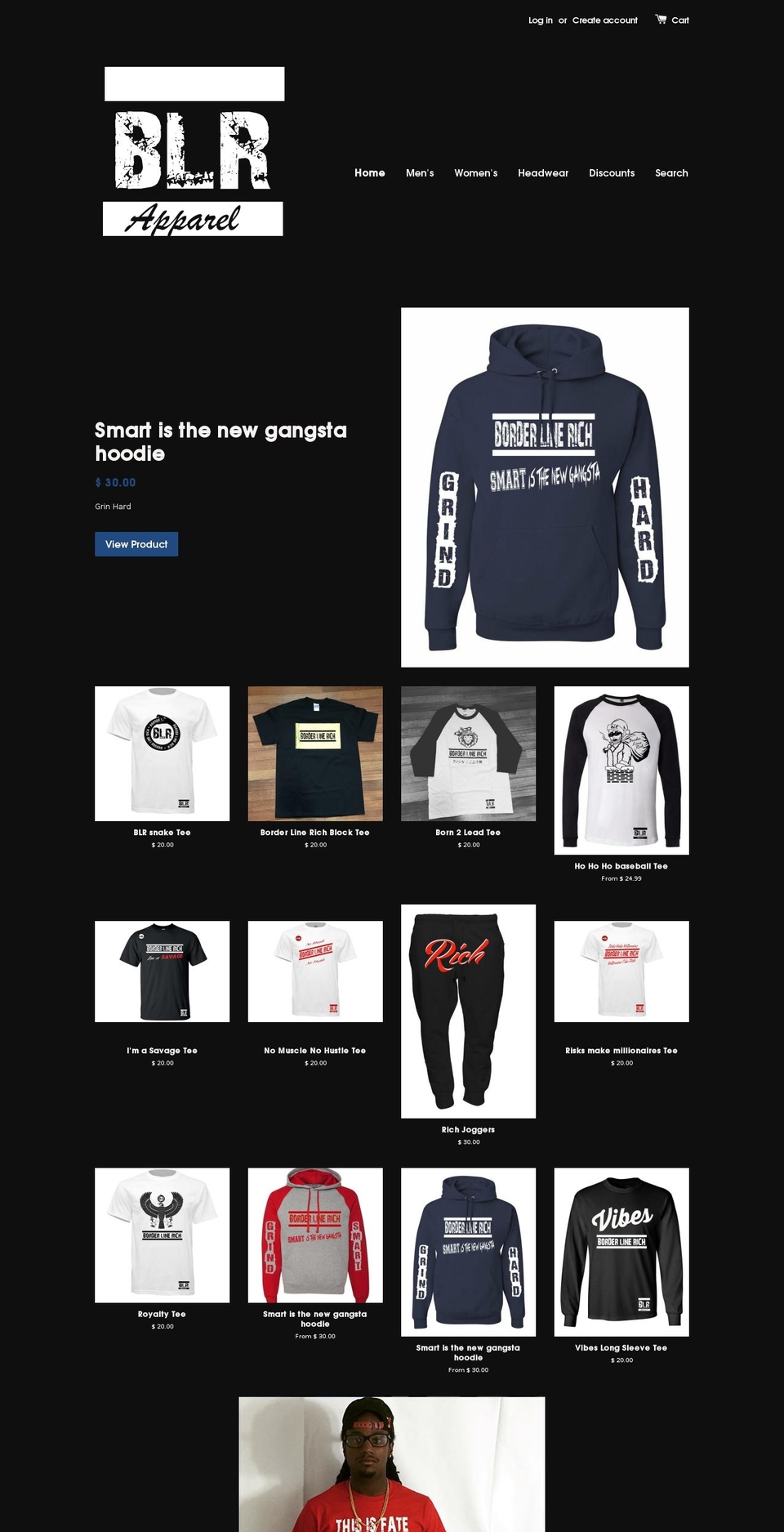 borderlinerichent.com shopify website screenshot