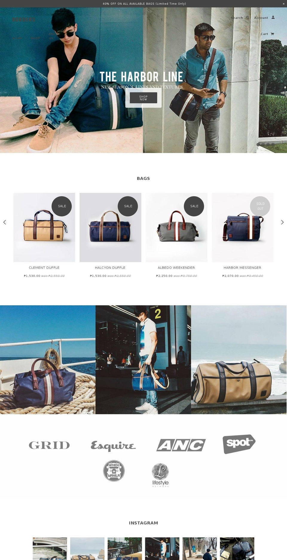 bordersph.com — Shopify storefront screenshot
