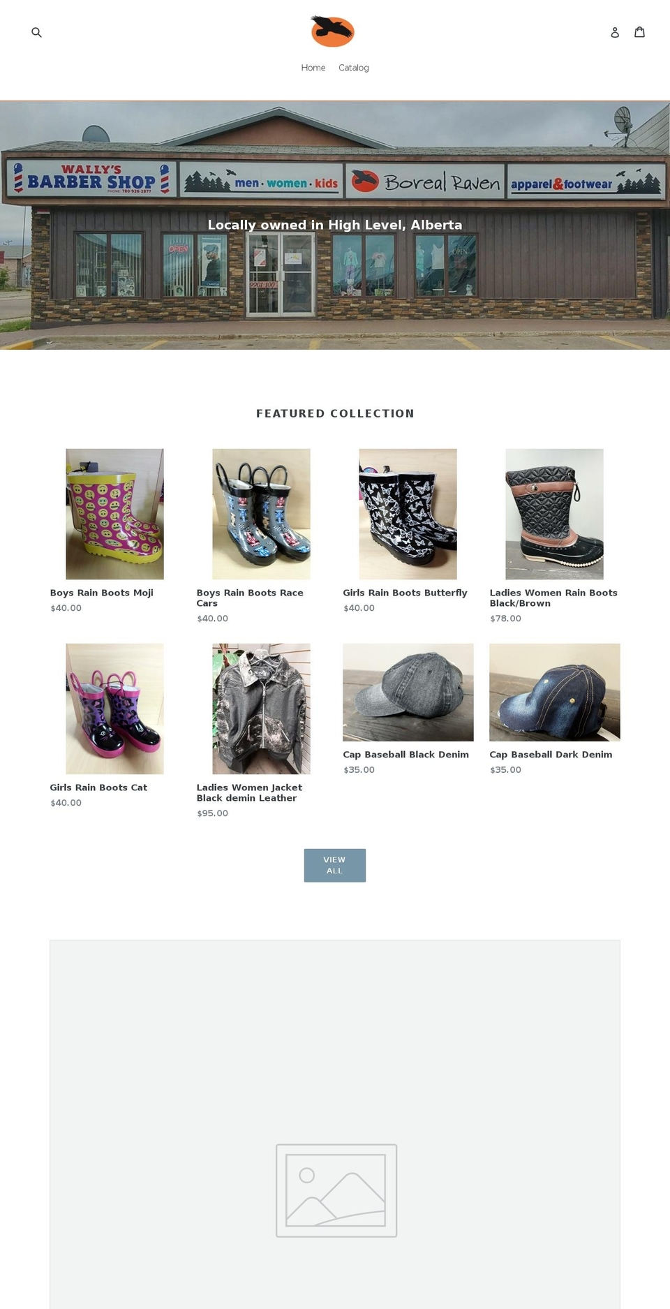 borealraven.ca shopify website screenshot