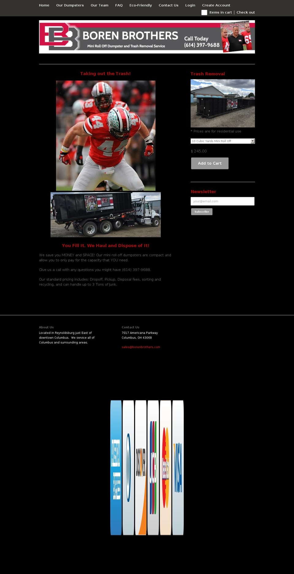 borenbrothers.com shopify website screenshot