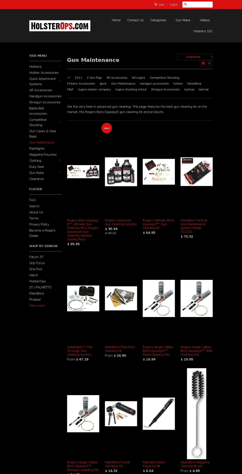 boresqueegee.com shopify website screenshot