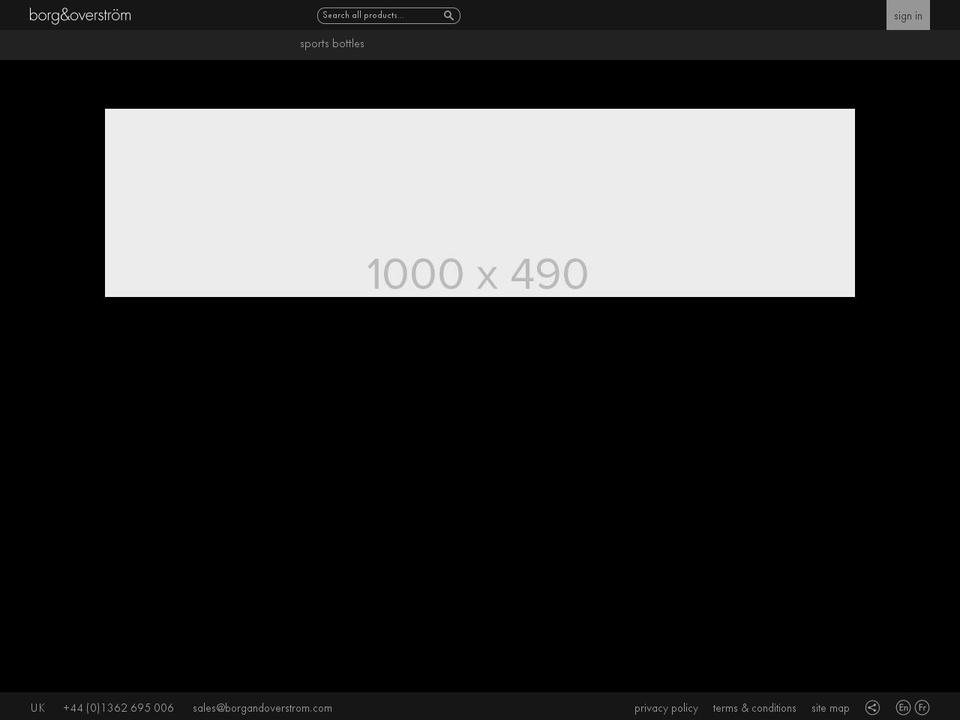 borgandoverstromstore.com shopify website screenshot