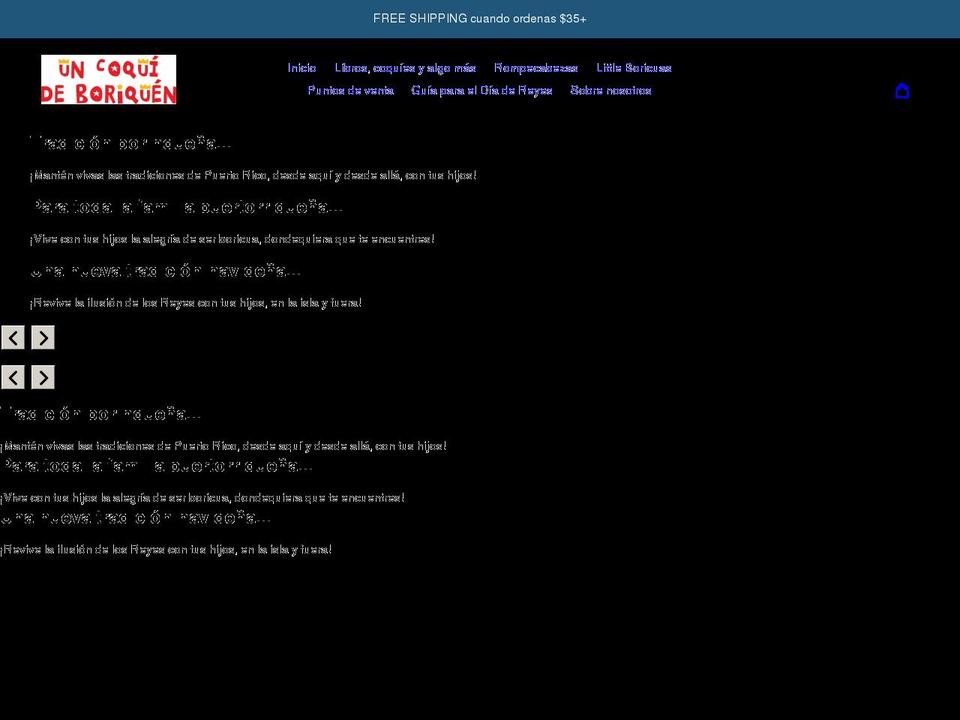 boricuabooks.com shopify website screenshot