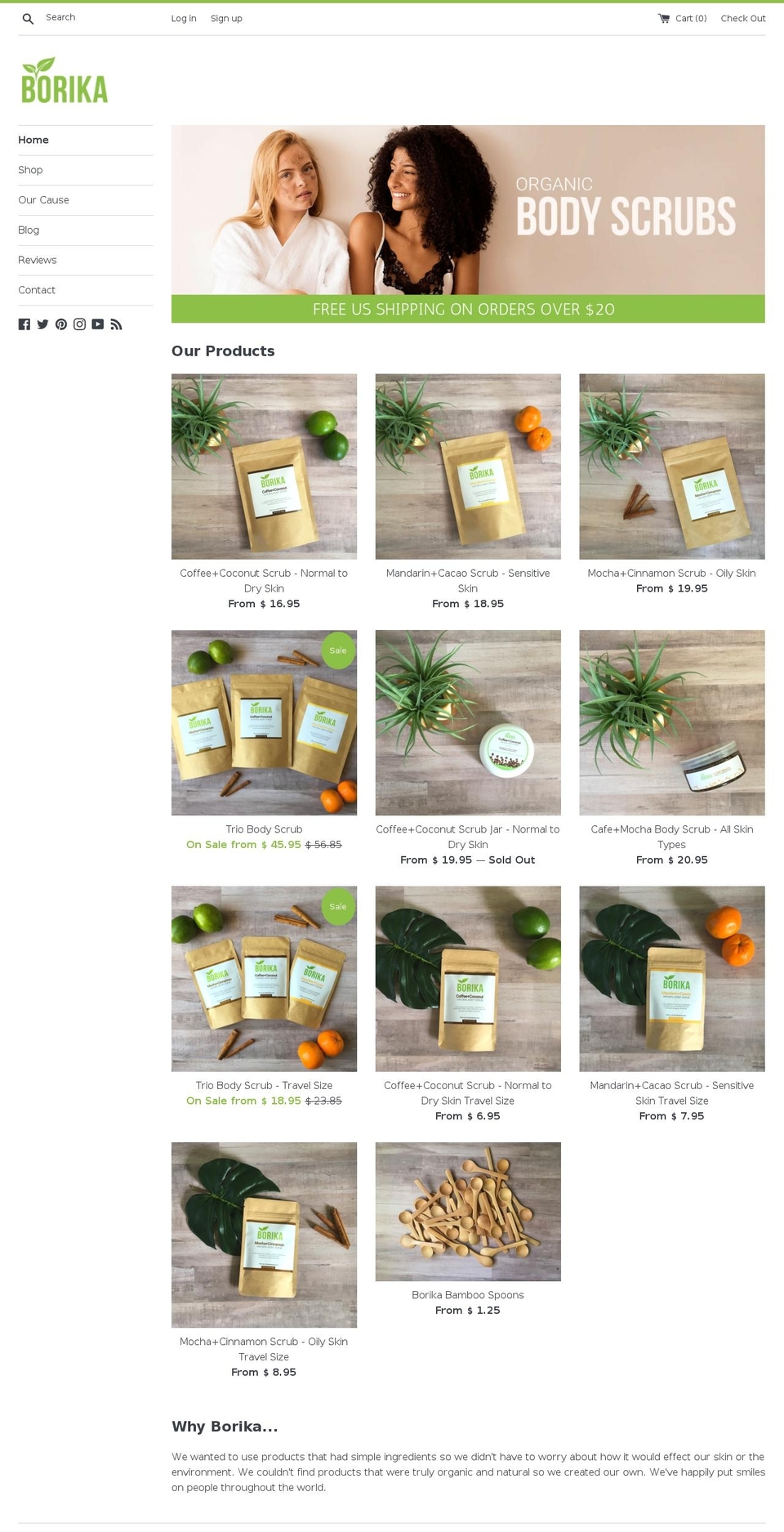 borikabody.com — Shopify storefront screenshot