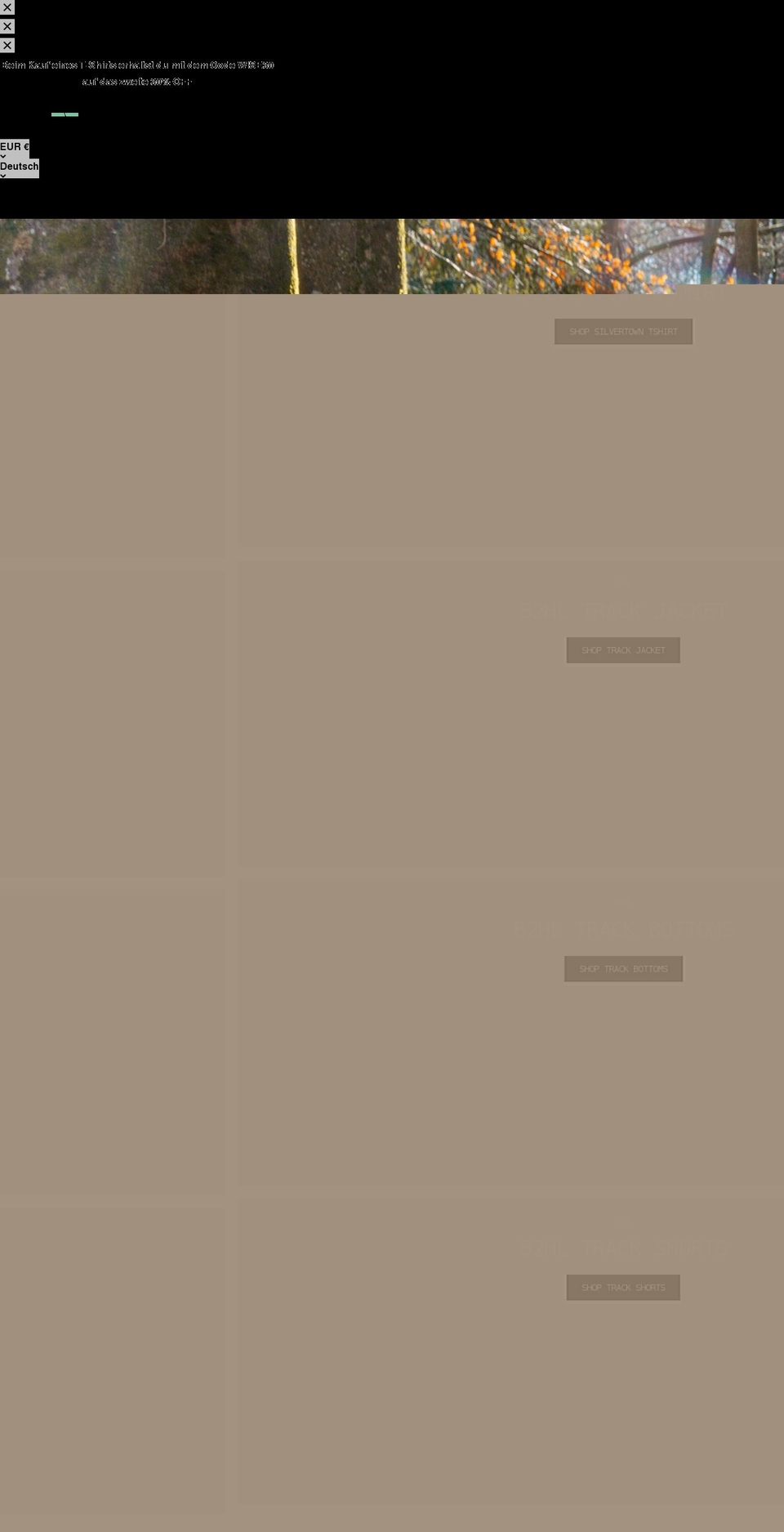 born2hustlelondon.com shopify website screenshot